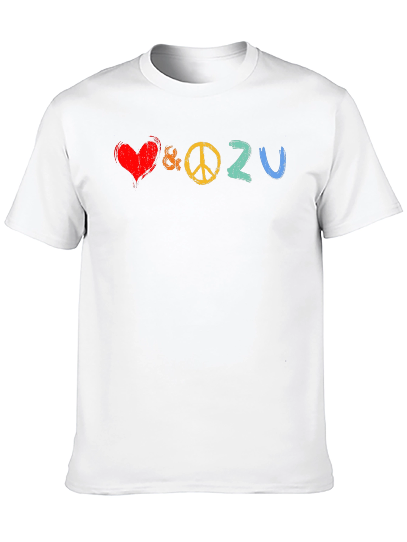 Love and Peace Graphic T-Shirt