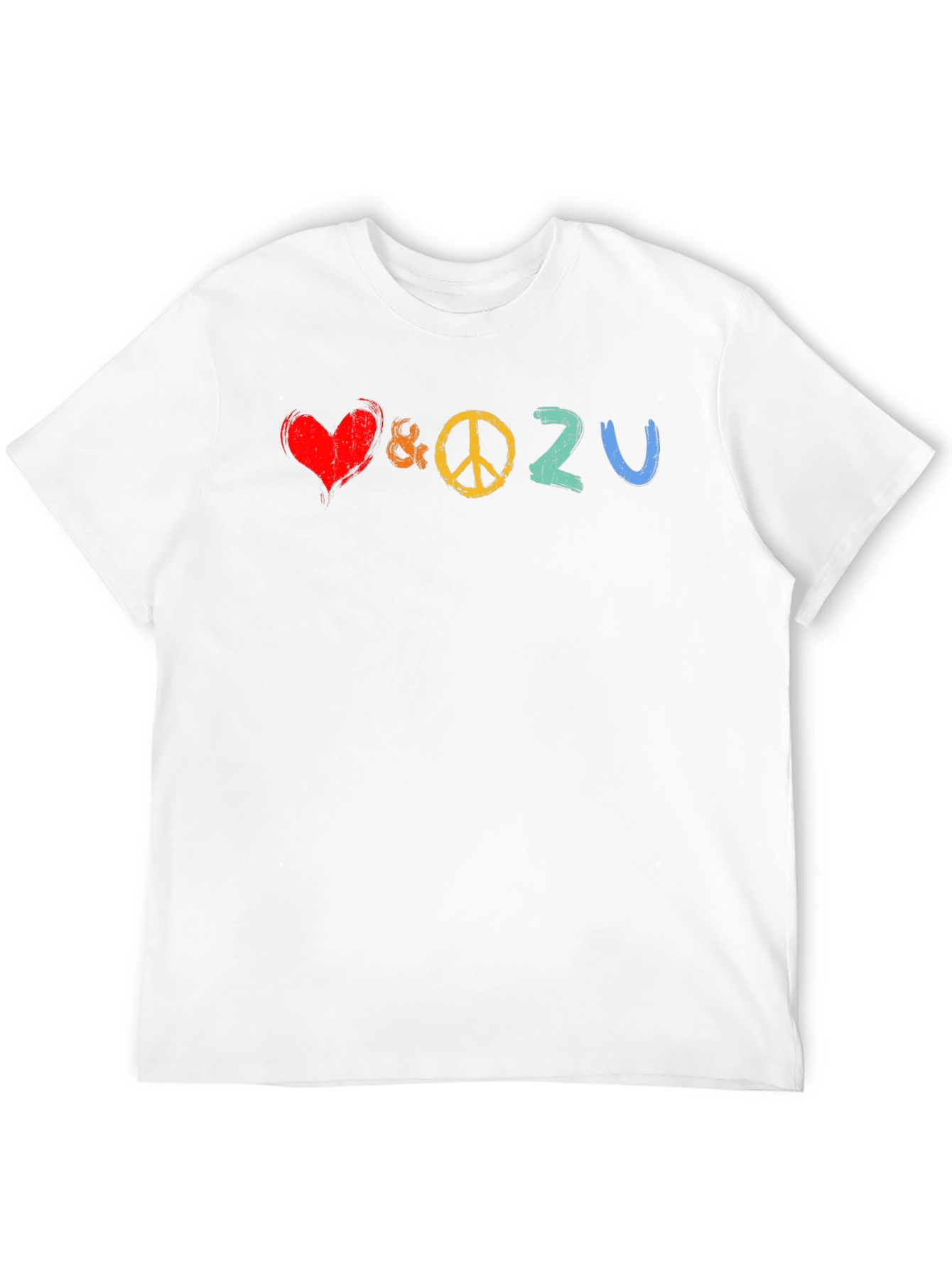 Love and Peace Graphic T-Shirt