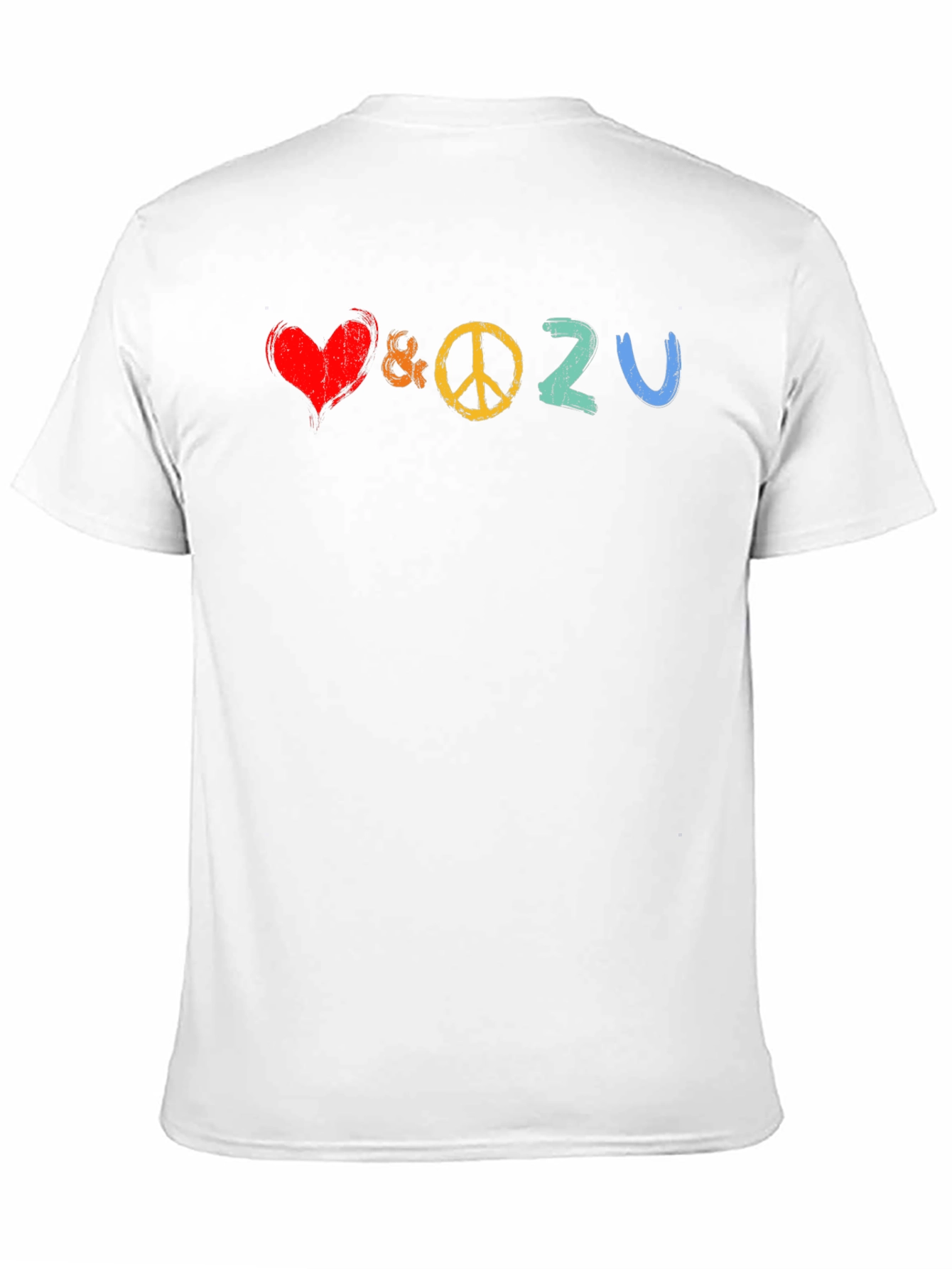 Love and Peace Graphic T-Shirt