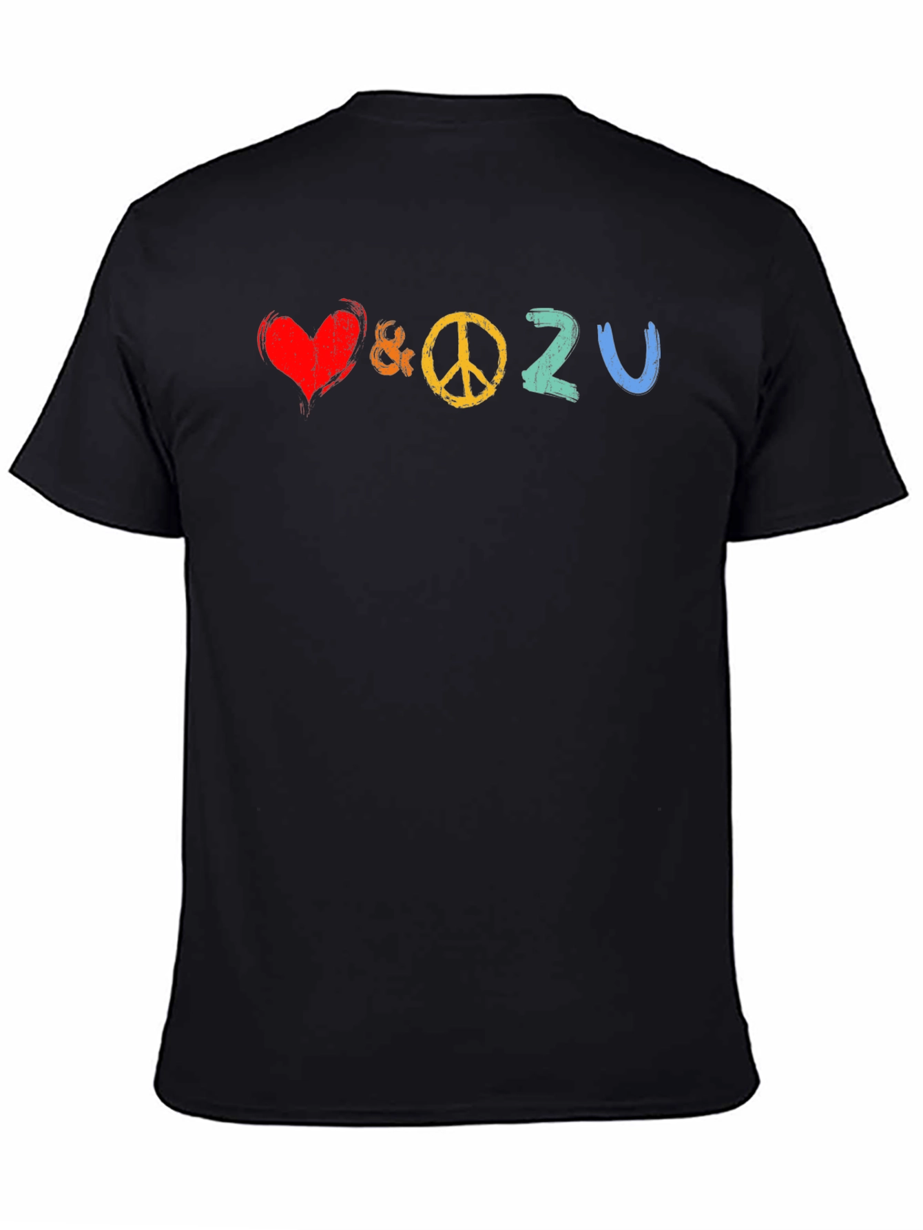 Love and Peace Graphic T-Shirt