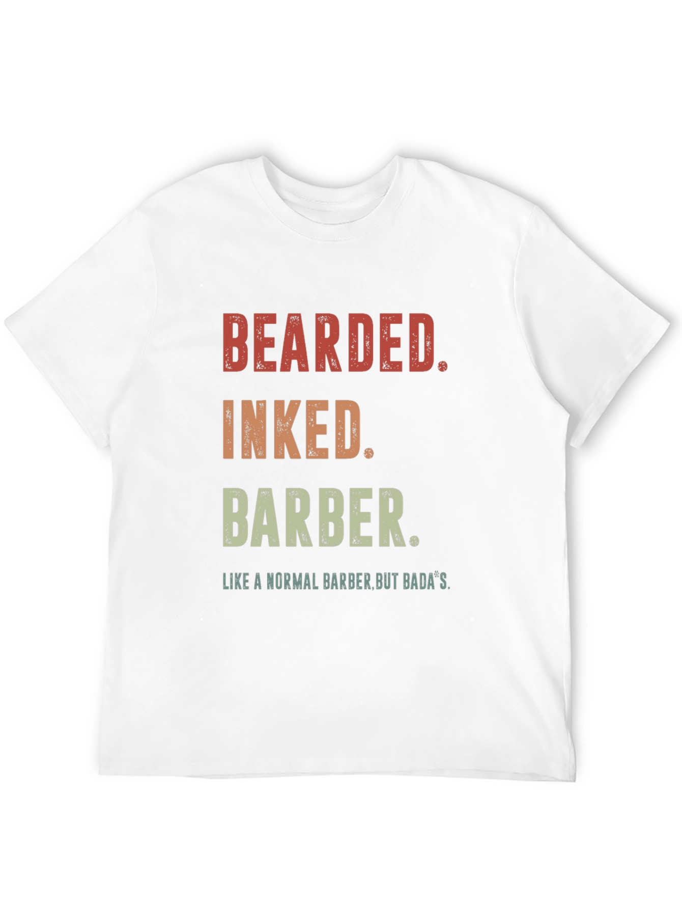 Bearded Inked Barber Graphic T-Shirt