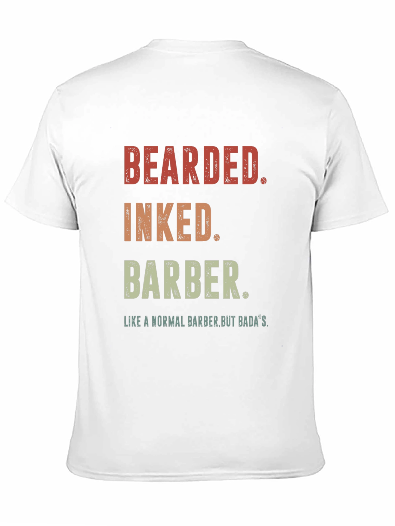 Bearded Inked Barber Graphic T-Shirt