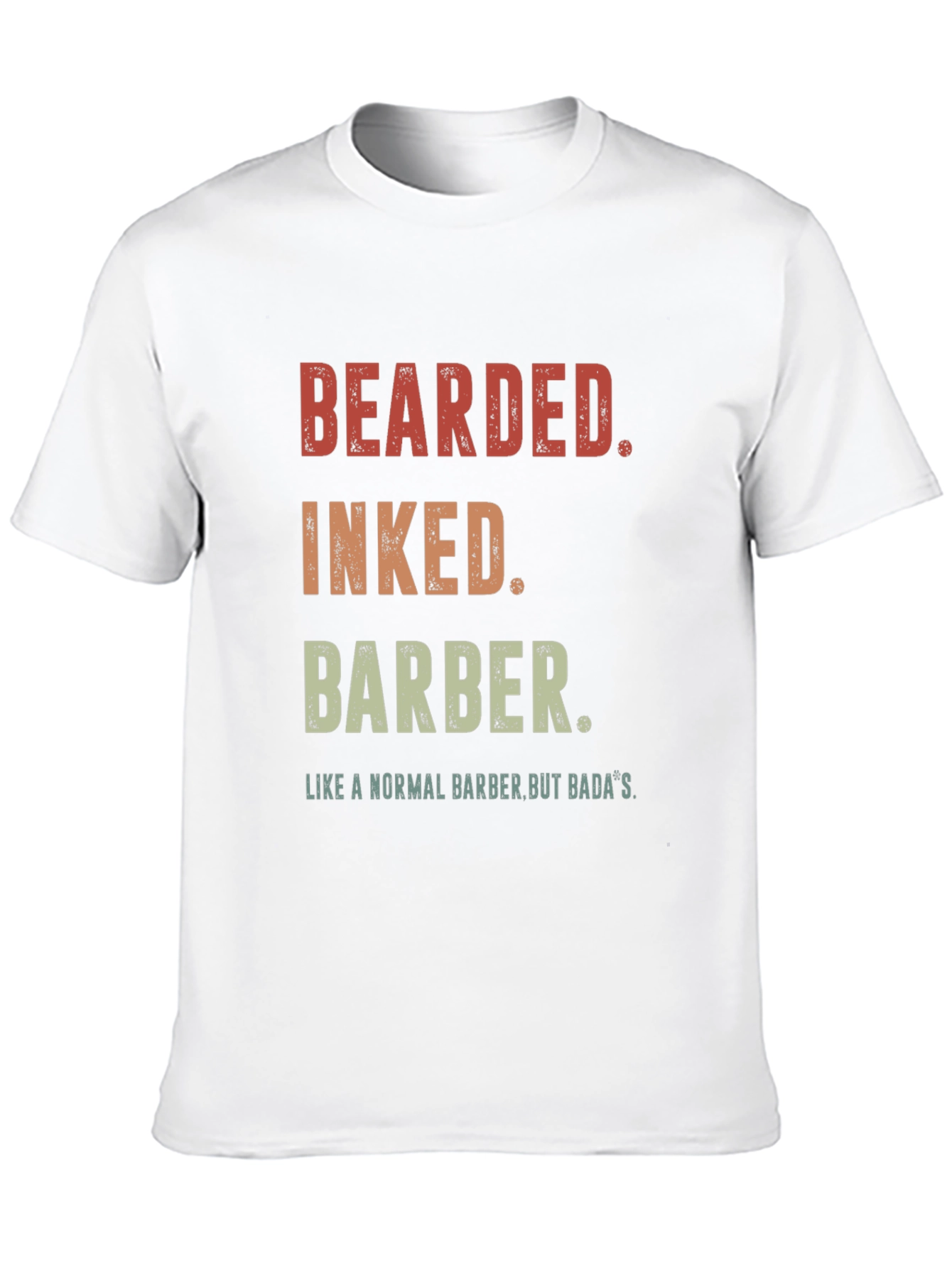 Bearded Inked Barber Graphic T-Shirt
