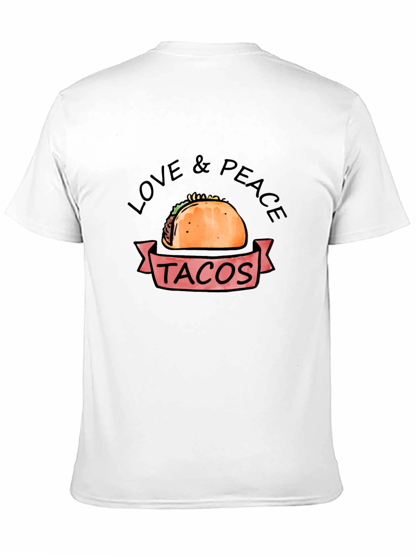 Love & Peace Tacos Graphic T-Shirt