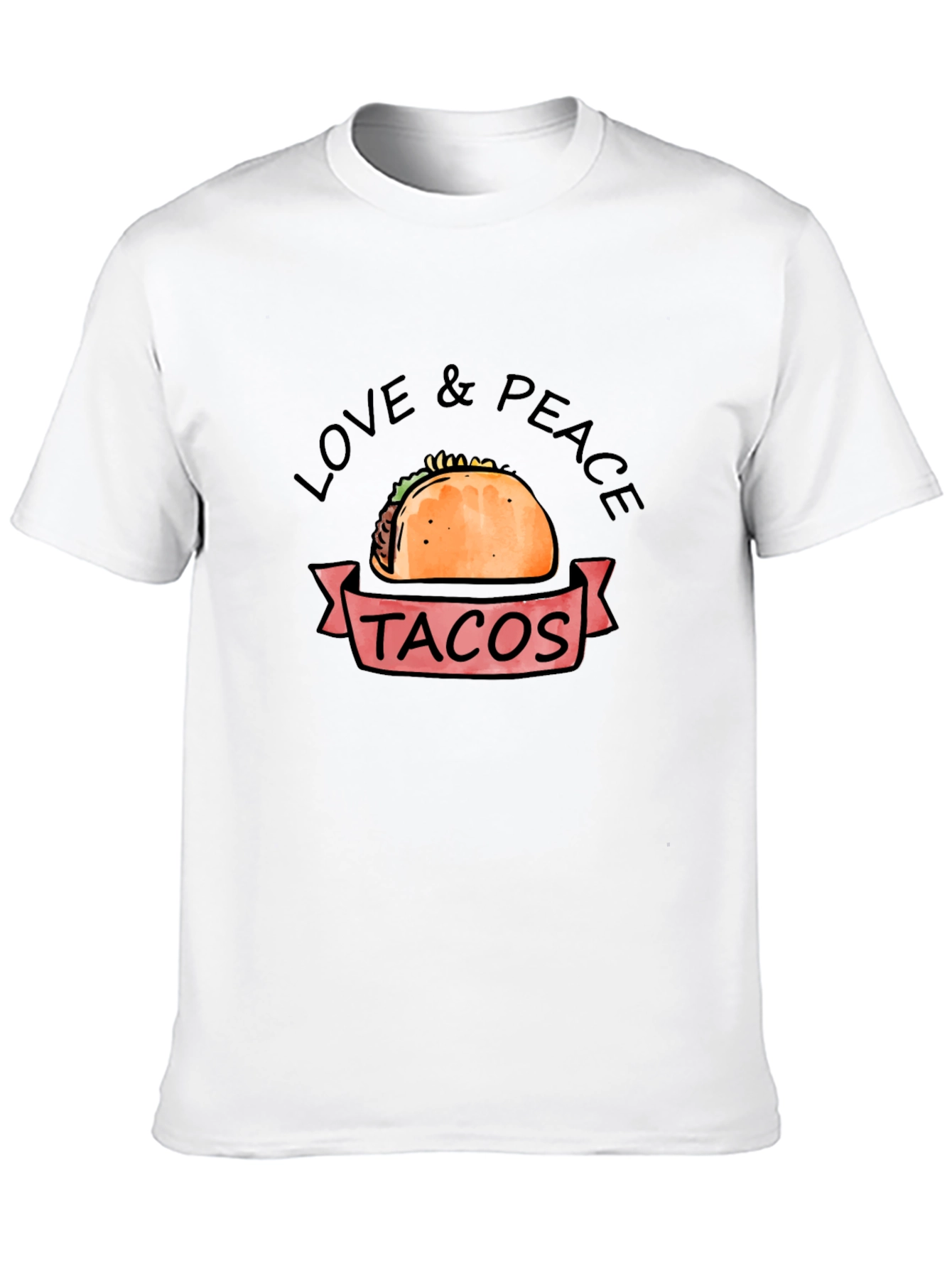 Love & Peace Tacos Graphic T-Shirt
