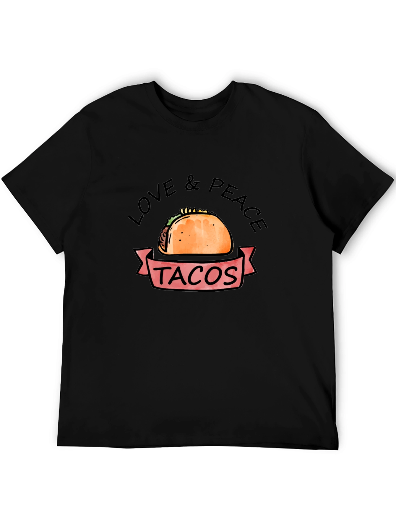 Love & Peace Tacos Graphic T-Shirt