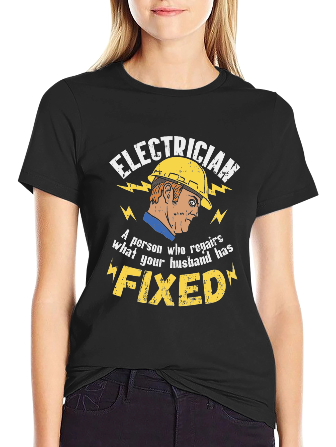 Electrician Humor Graphic T-Shirt