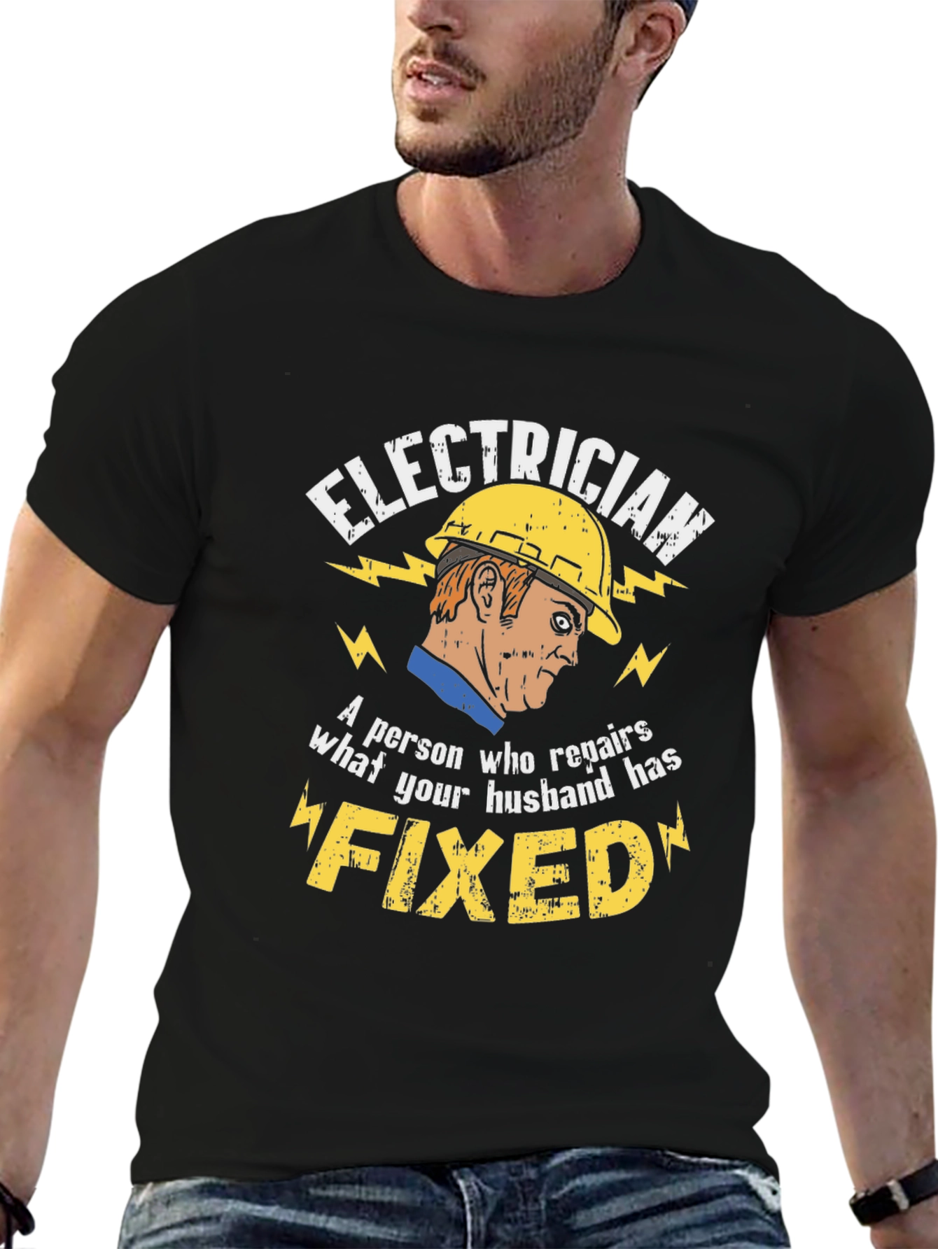 Electrician Humor Graphic T-Shirt