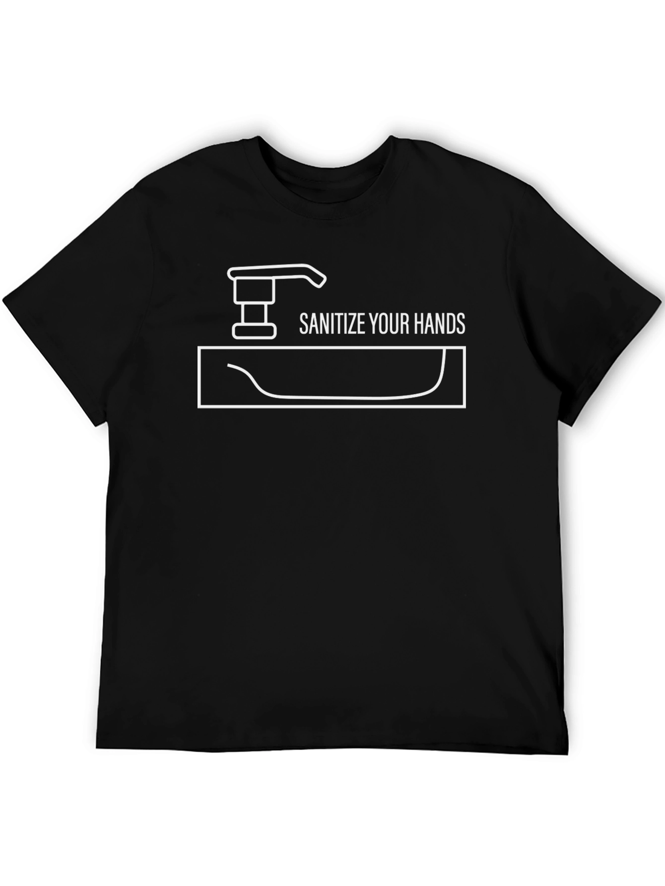 Sanitize Your Hands Graphic Tee - Wash Your Hands
