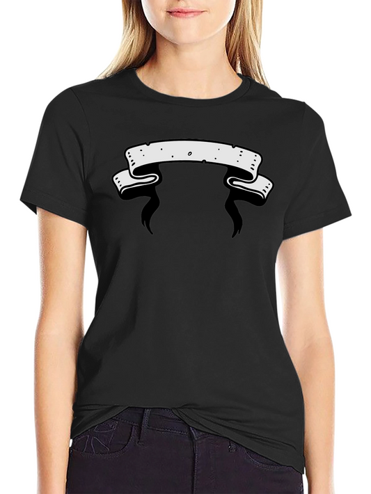 Mens Graphic Tee - Blank Banner Design