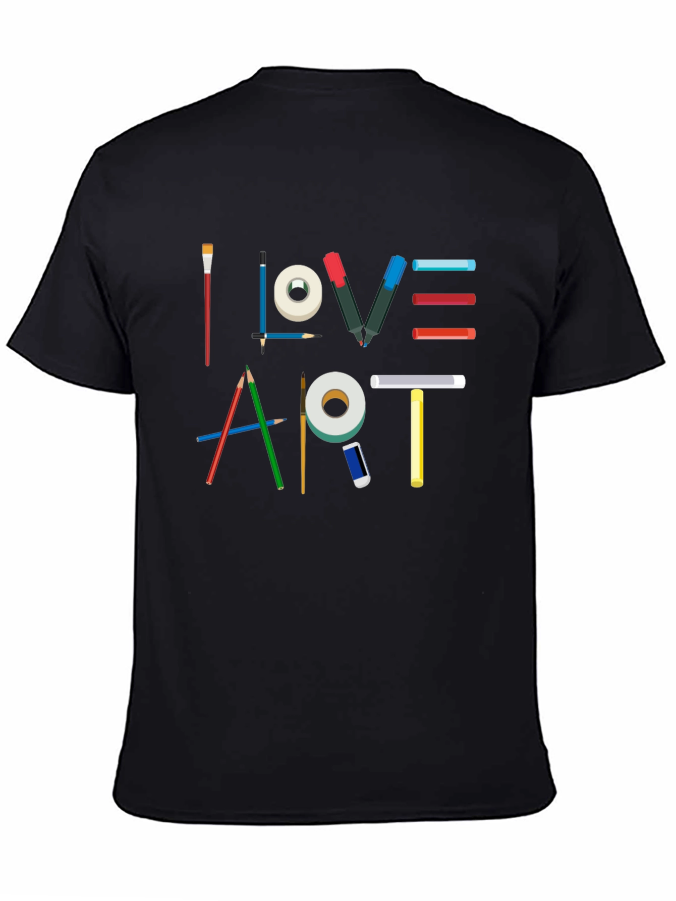 I Love Art Graphic T-Shirt - Artist Theme
