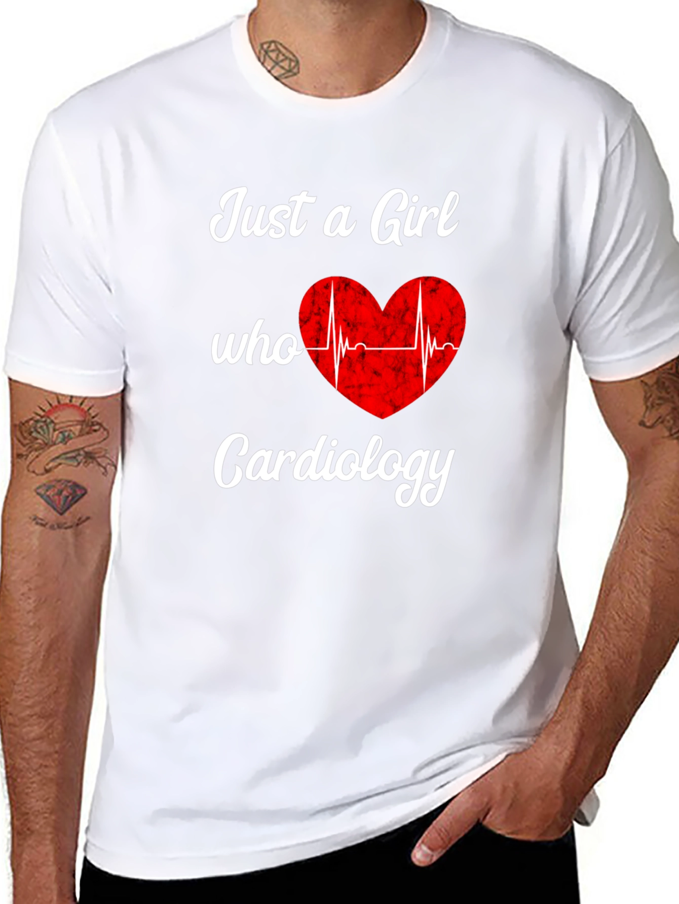 Just a Girl Who Loves Cardiology T-Shirt
