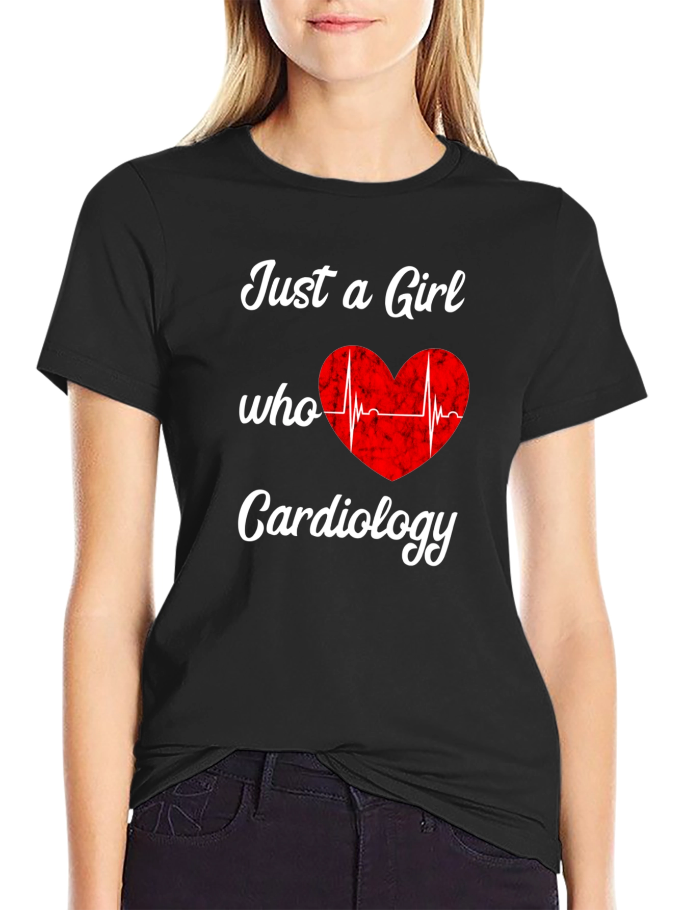 Just a Girl Who Loves Cardiology T-Shirt
