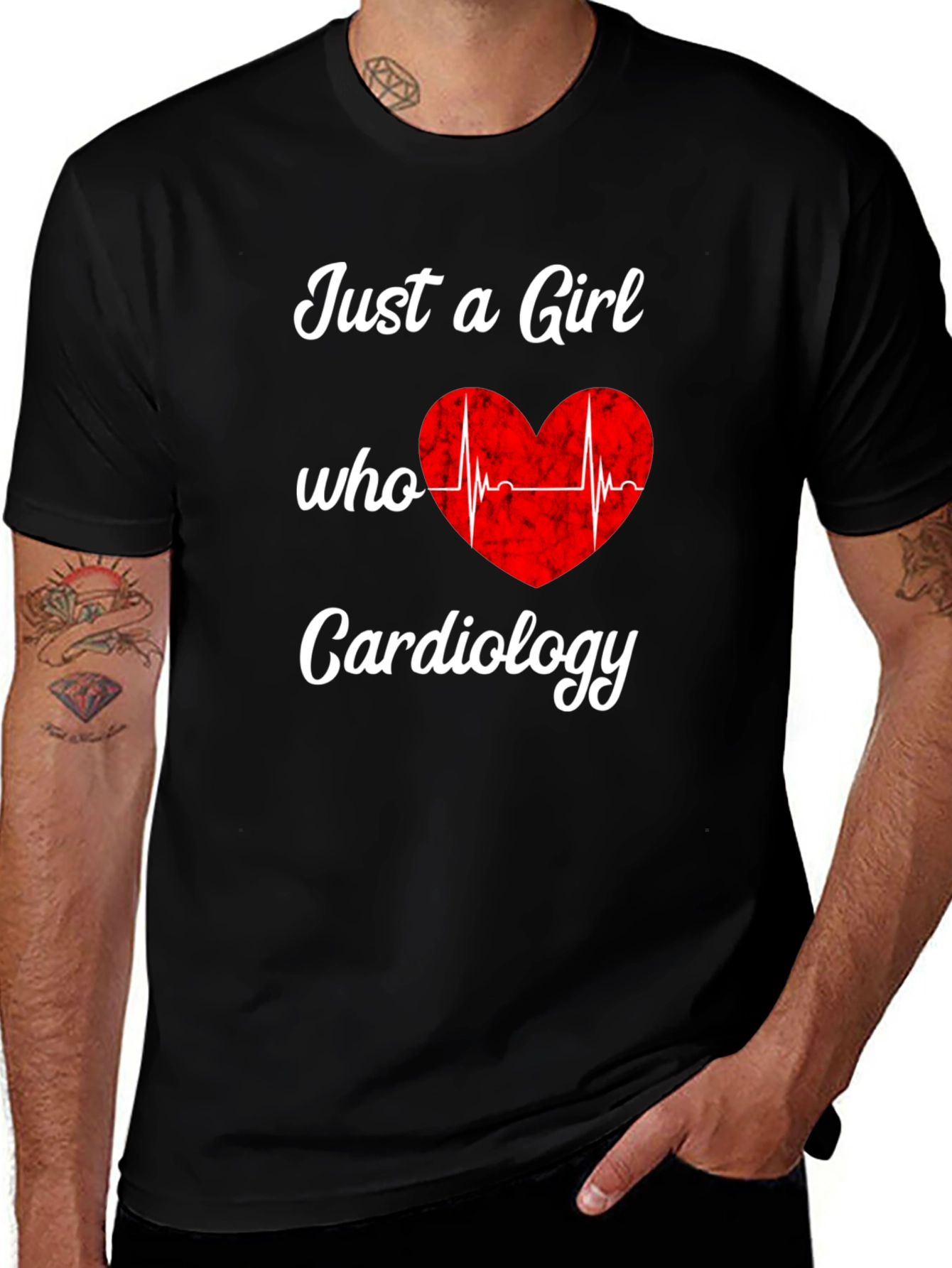 Just a Girl Who Loves Cardiology T-Shirt