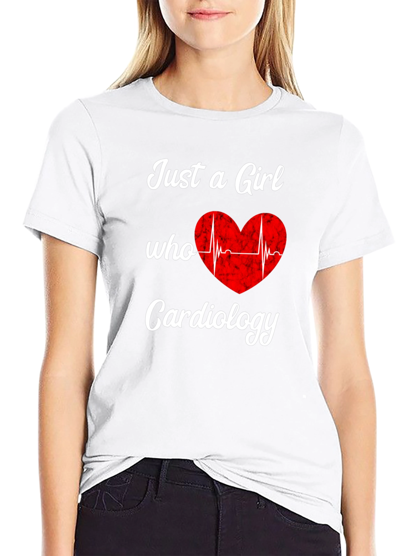 Just a Girl Who Loves Cardiology T-Shirt