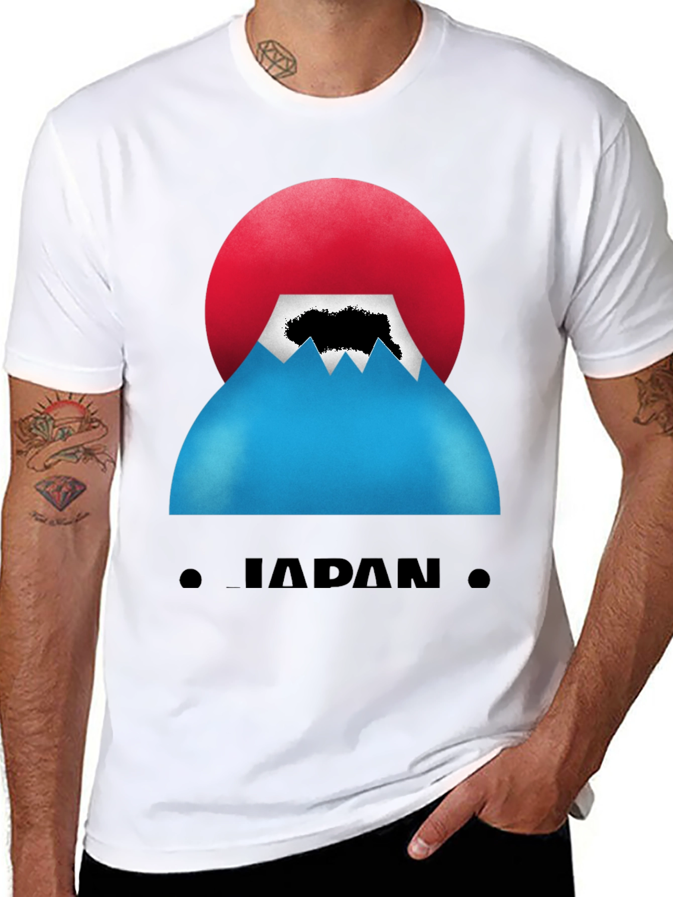 Japan Mt. Fuji Graphic Tee - Casual Cool Style