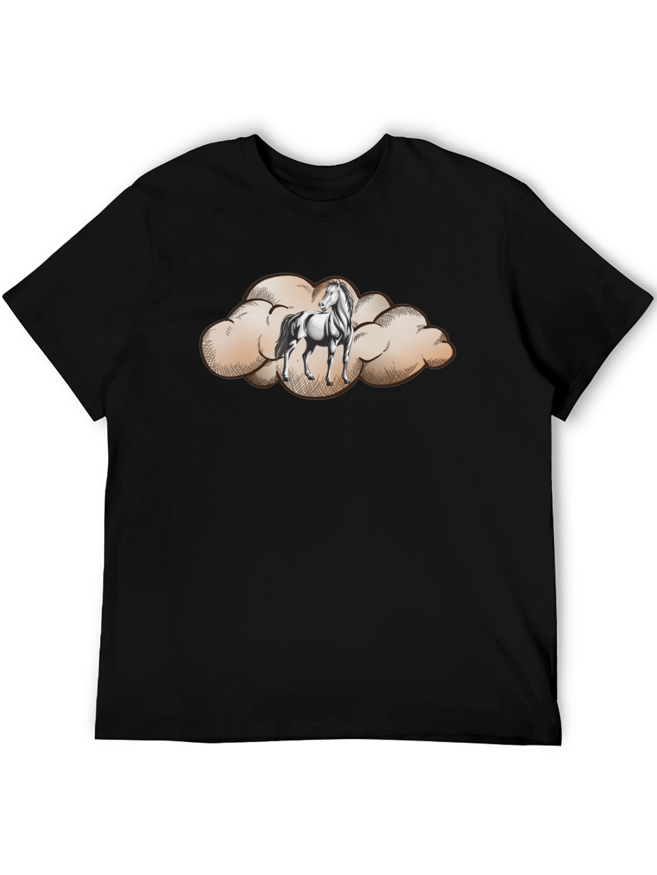 Cloud Horse Graphic Tee - Unique Design