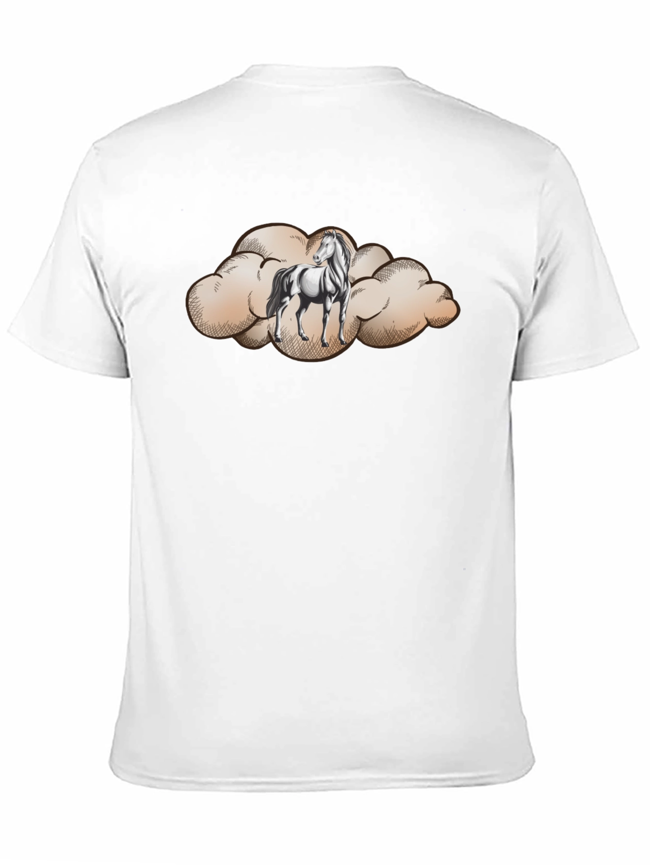 Cloud Horse Graphic Tee - Unique Design