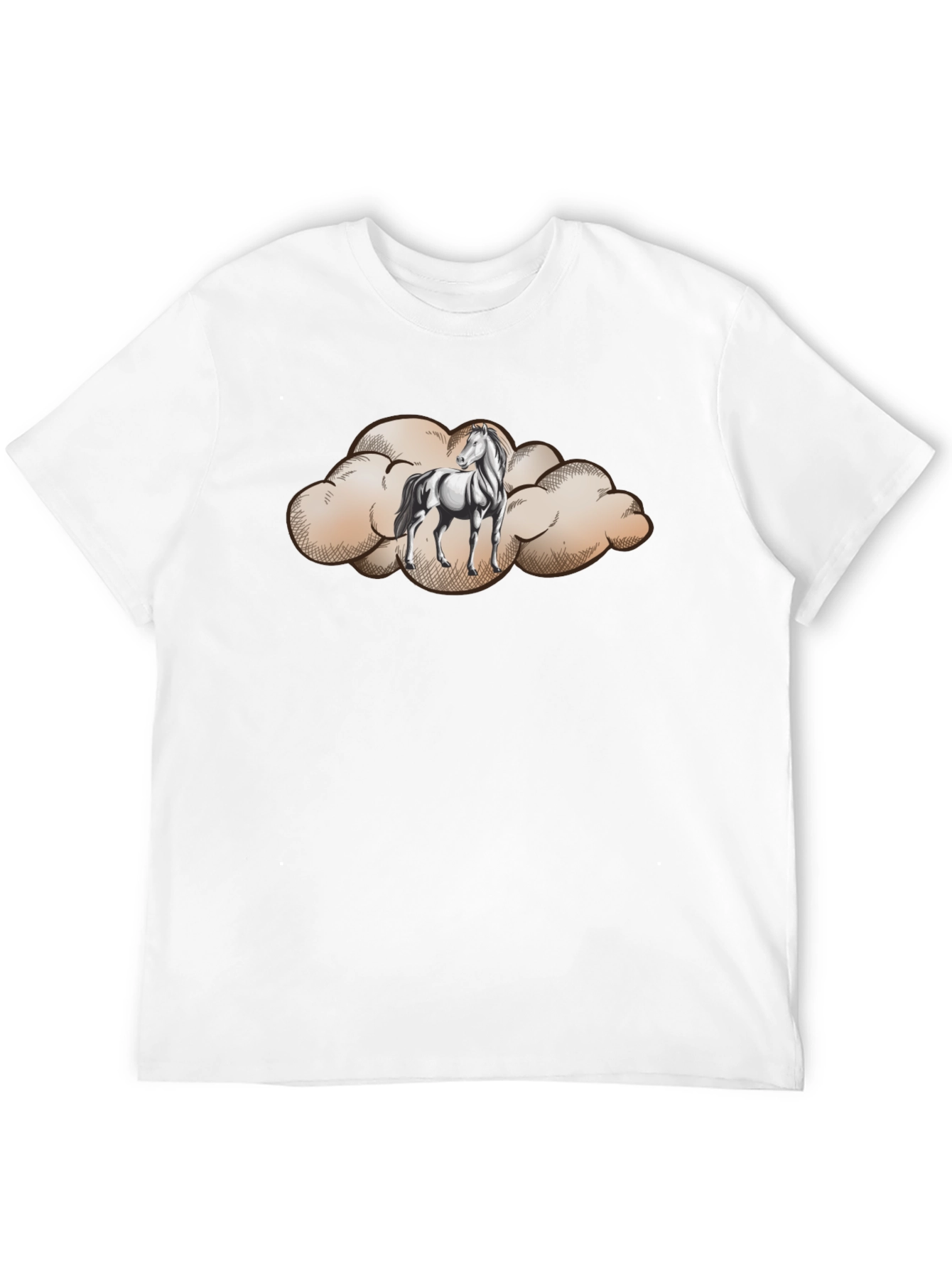 Cloud Horse Graphic Tee - Unique Design