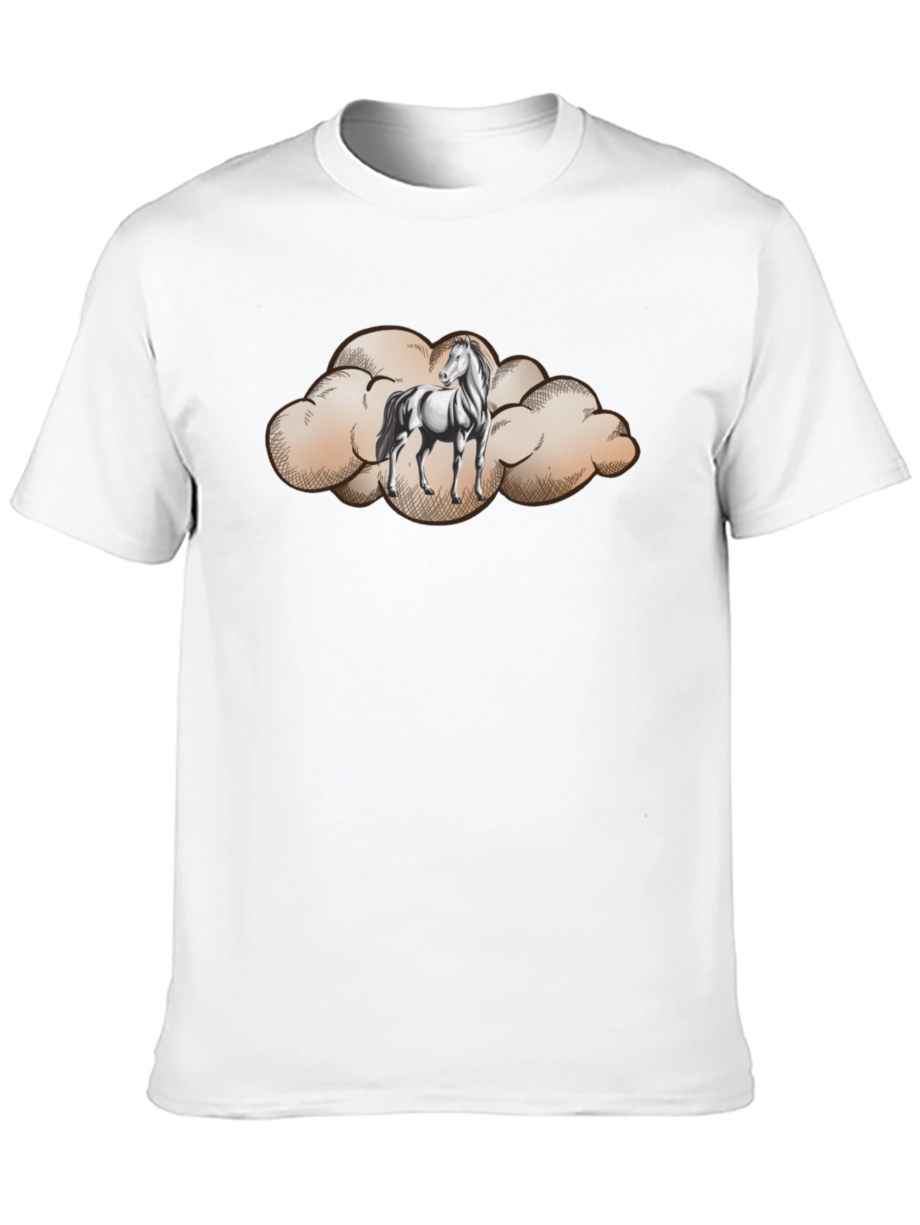 Cloud Horse Graphic Tee - Unique Design