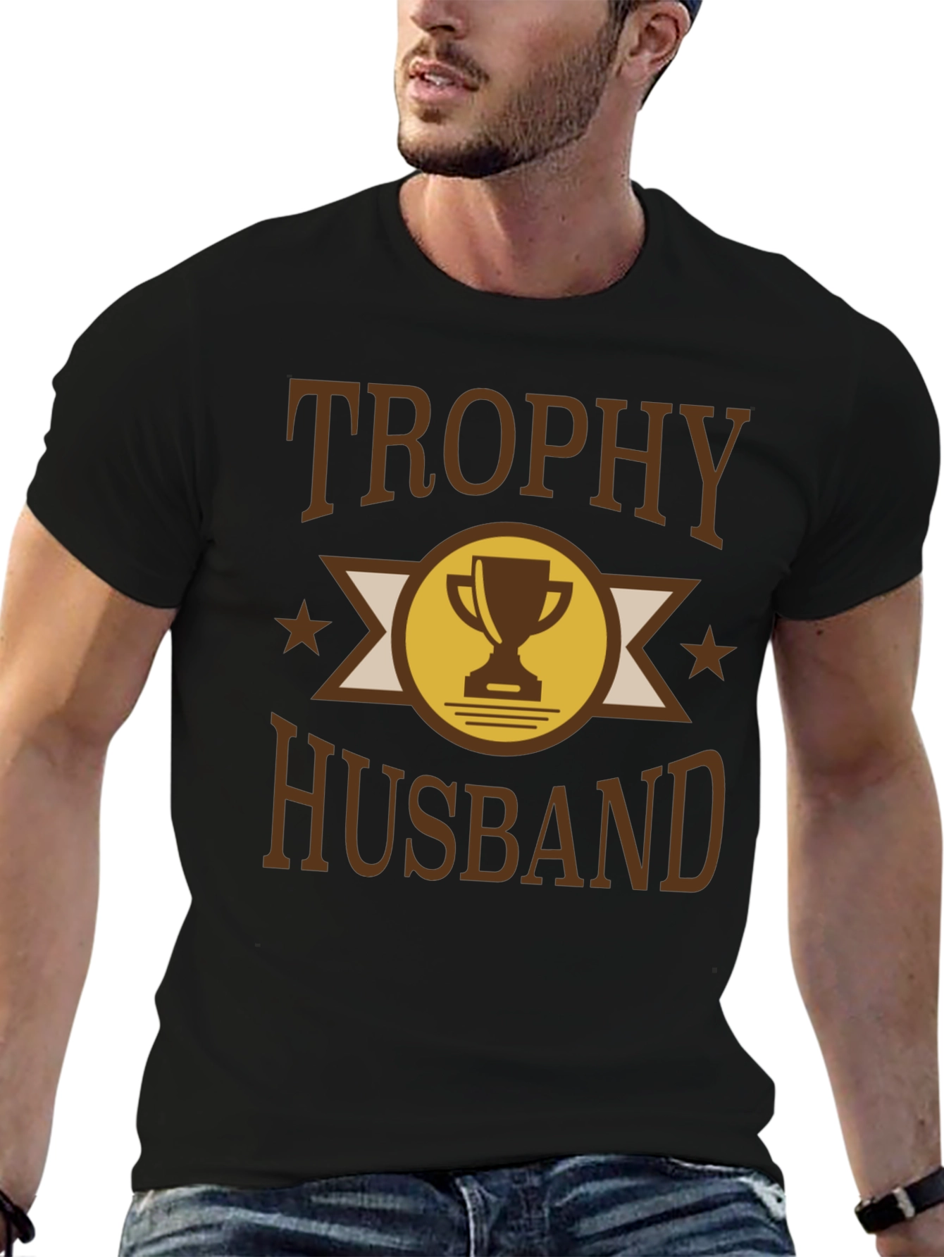 Trophy Husband Graphic T-Shirt - Novelty Apparel