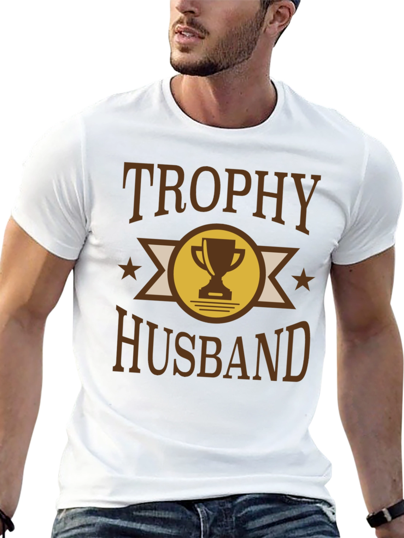 Trophy Husband Graphic T-Shirt - Novelty Apparel