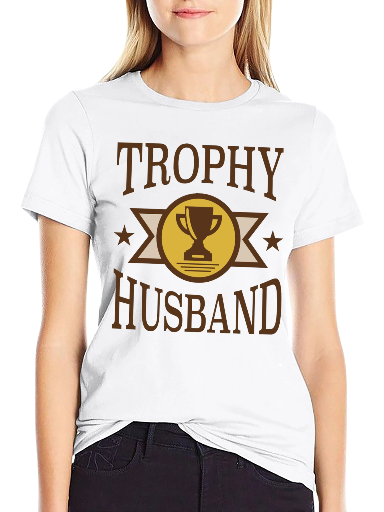 Trophy Husband Graphic T-Shirt - Novelty Apparel
