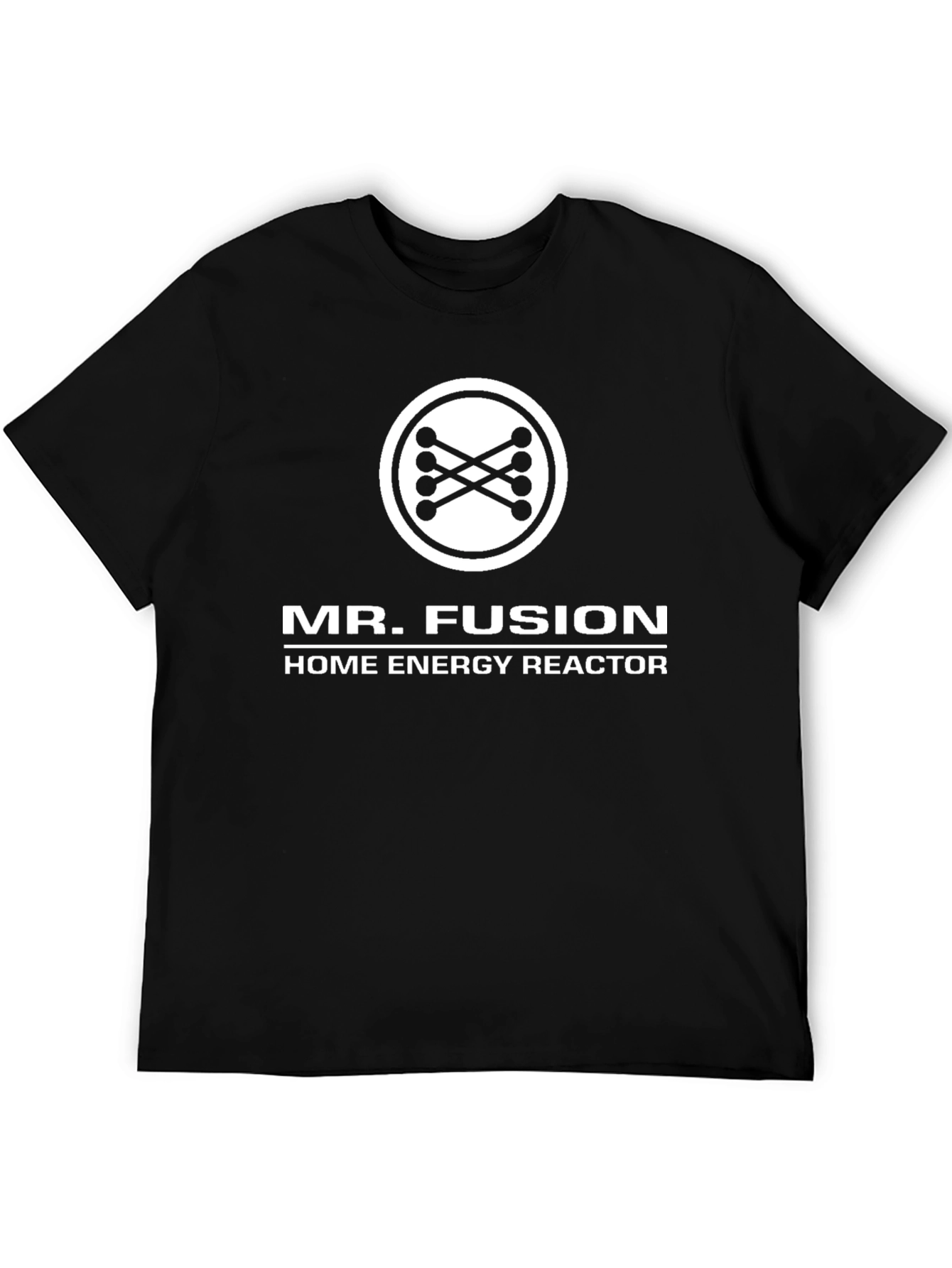 Mr. Fusion Home Energy Reactor Black T-Shirt