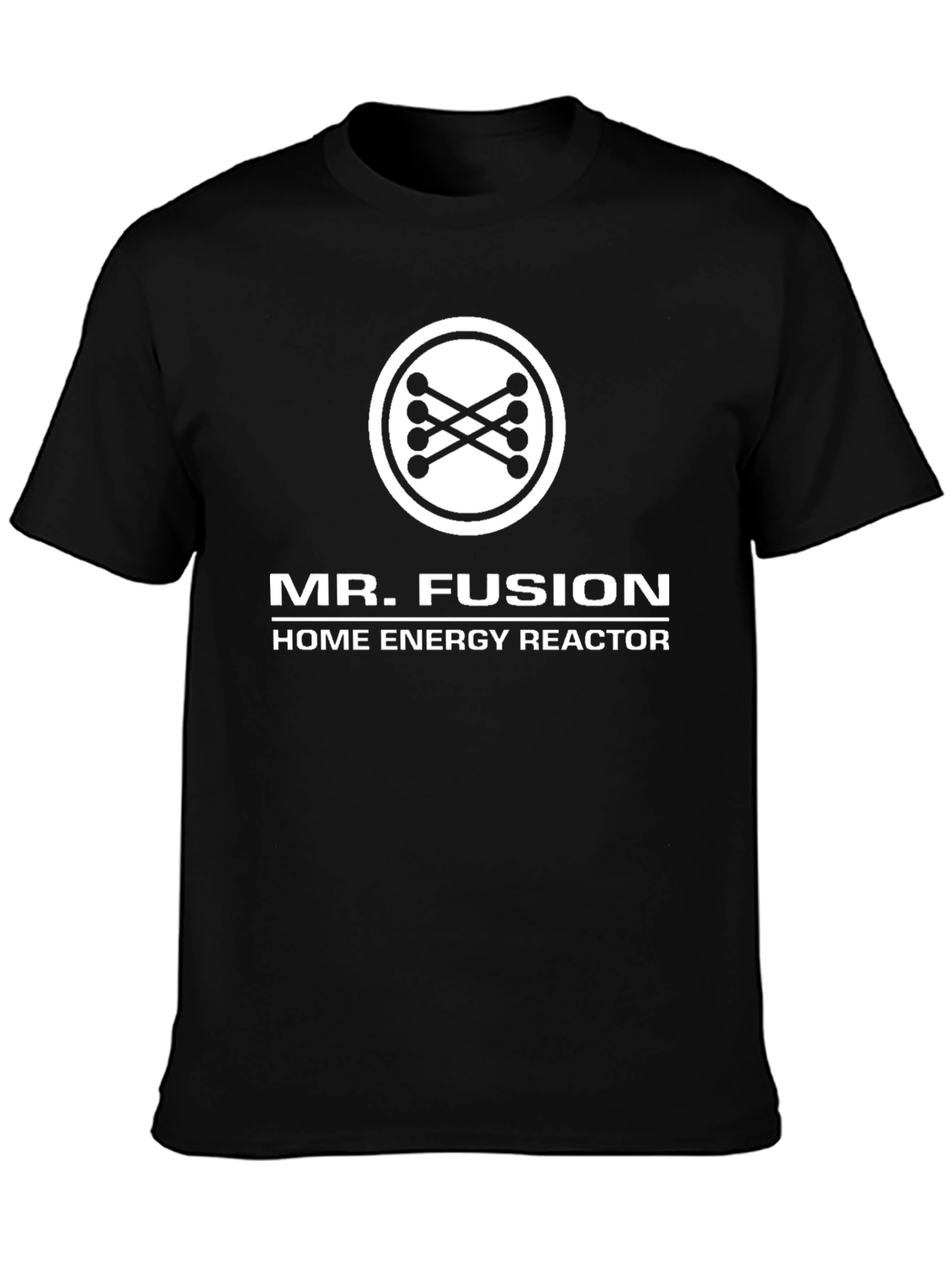 Mr. Fusion Home Energy Reactor Black T-Shirt