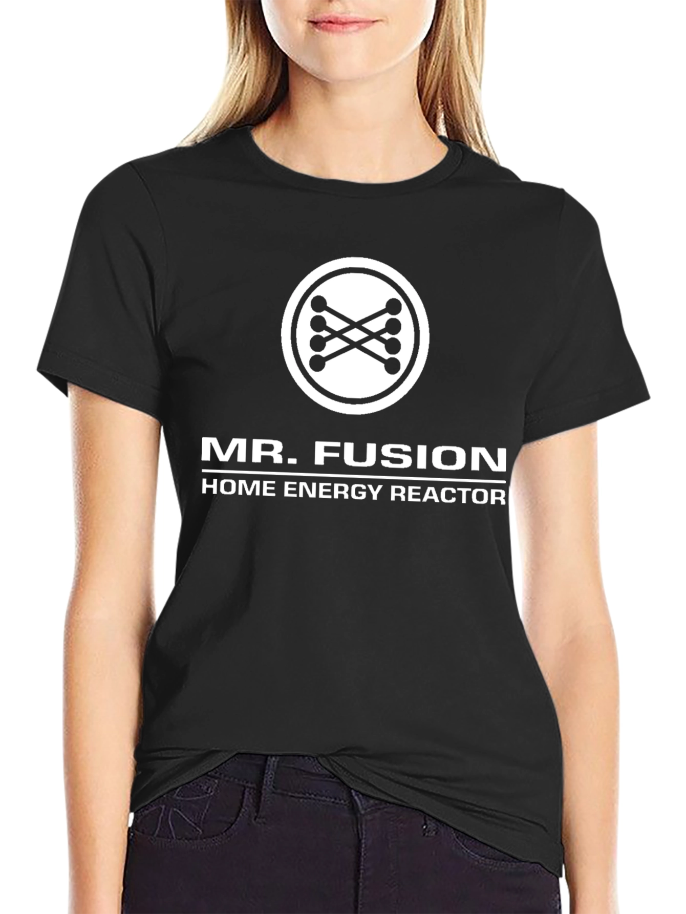 Mr. Fusion Home Energy Reactor Black T-Shirt