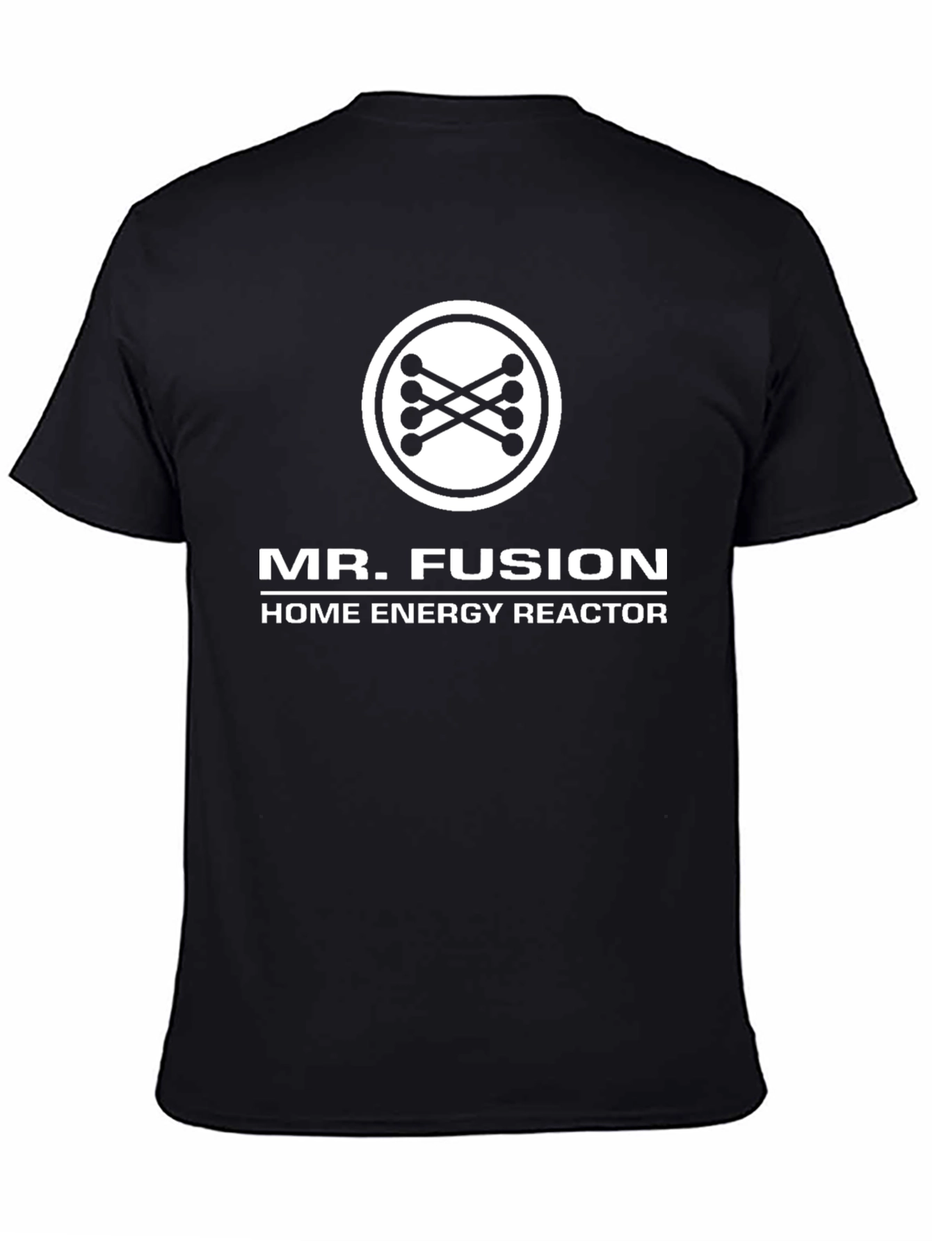 Mr. Fusion Home Energy Reactor Black T-Shirt