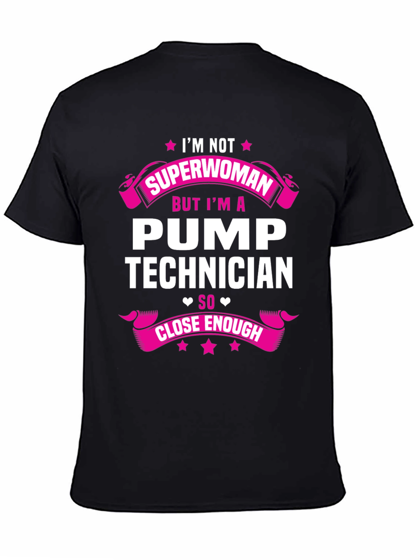 Pump Technician Superwoman Funny T-Shirt