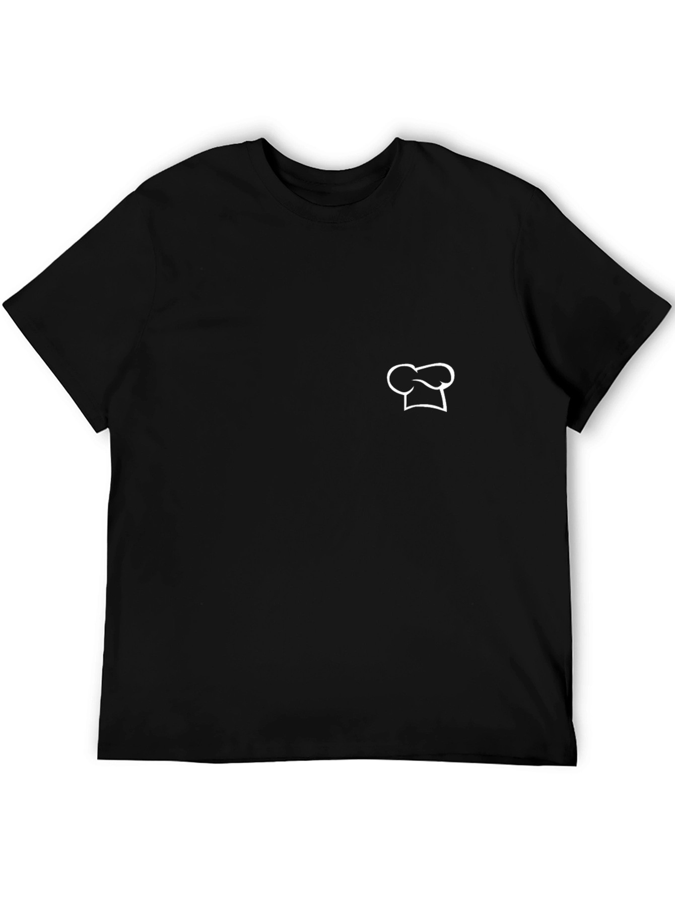 Chef Hat Graphic T-Shirt - Black