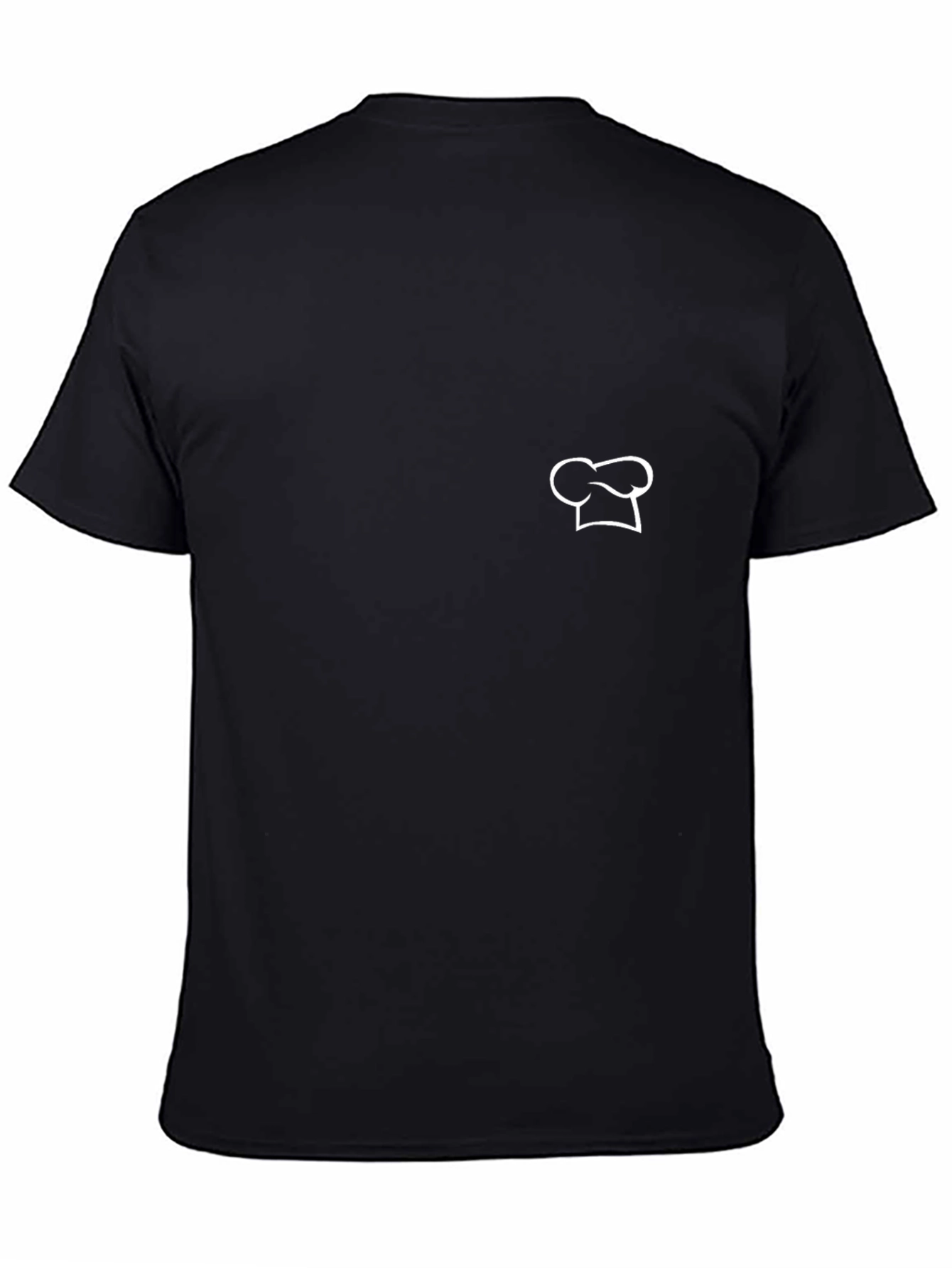 Chef Hat Graphic T-Shirt - Black