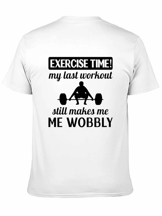 Exercise Time Wobbly Workout T-Shirt