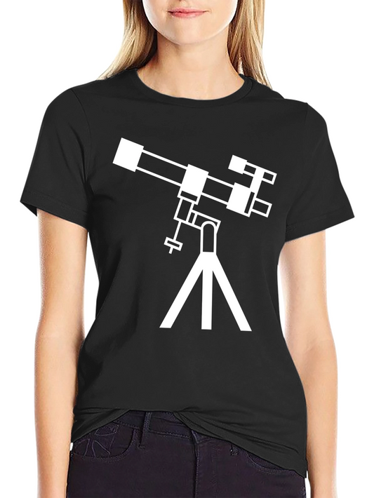 Telescope Graphic Tee - Astronomy Lover Gift