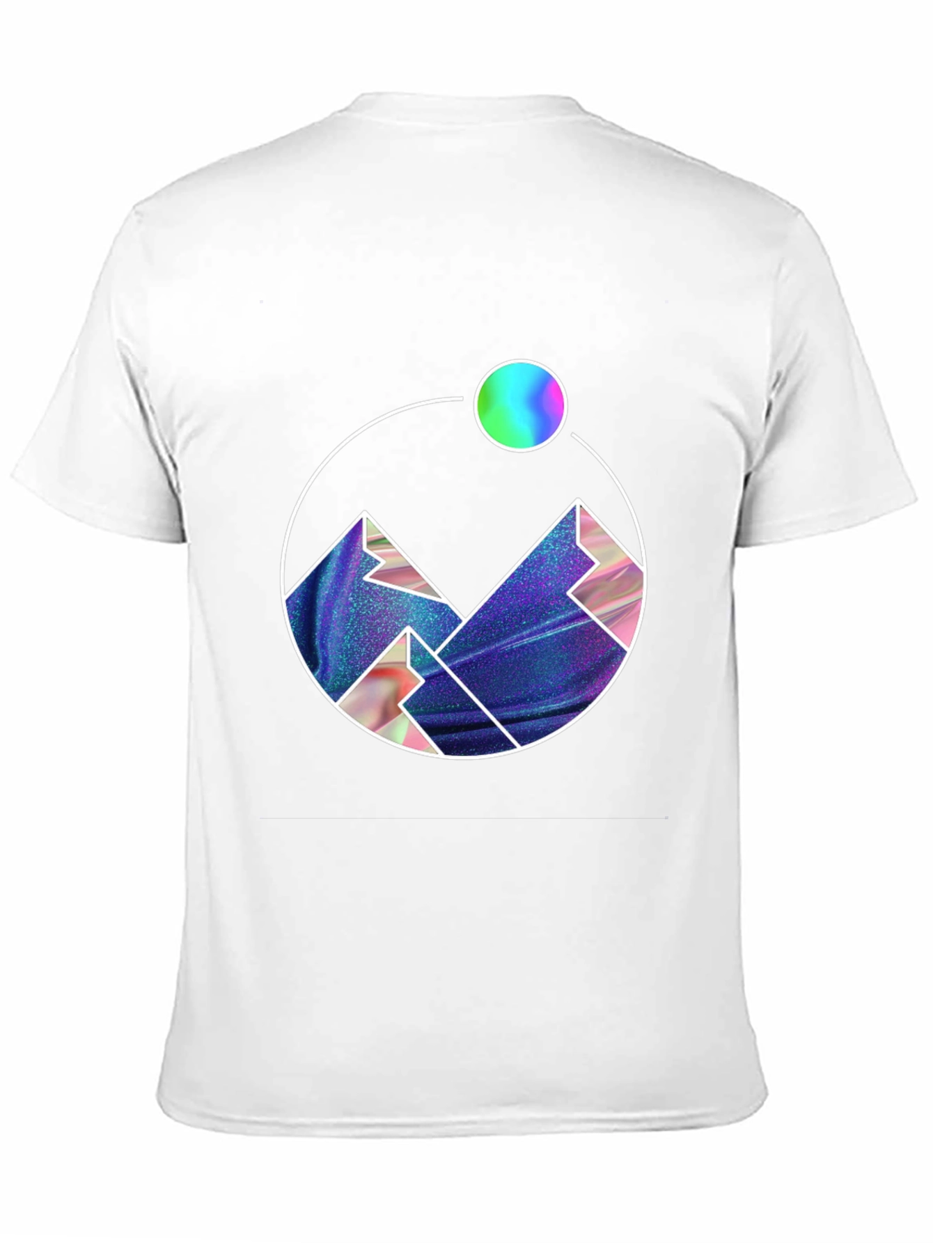Mountainscape Graphic Tee - Black Cotton Blend