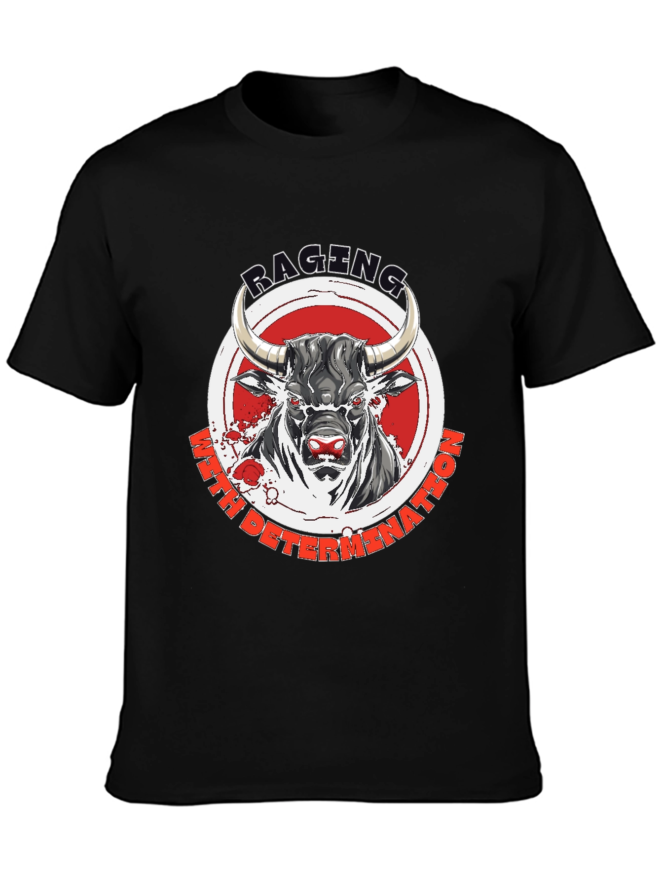 Raging Bull T-Shirt - Motivational Graphic Tee