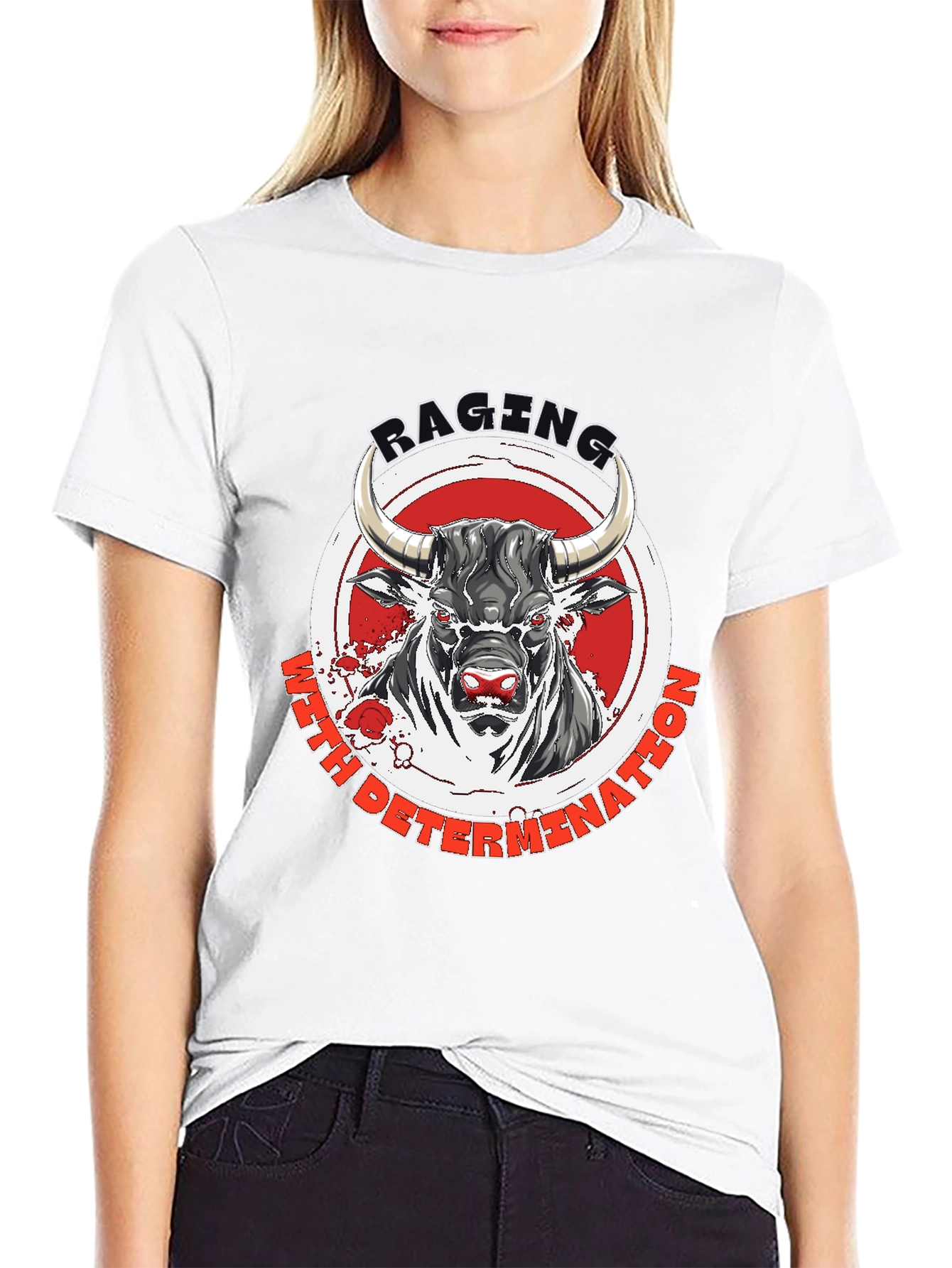 Raging Bull T-Shirt - Motivational Graphic Tee