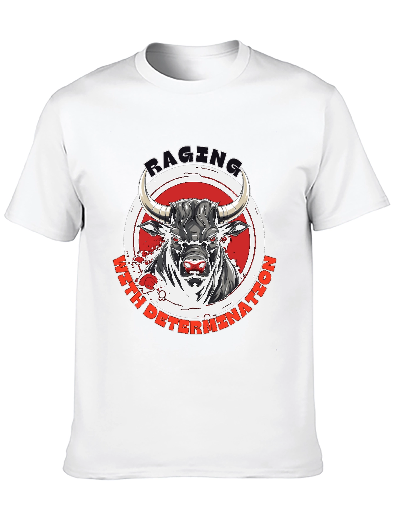 Raging Bull T-Shirt - Motivational Graphic Tee