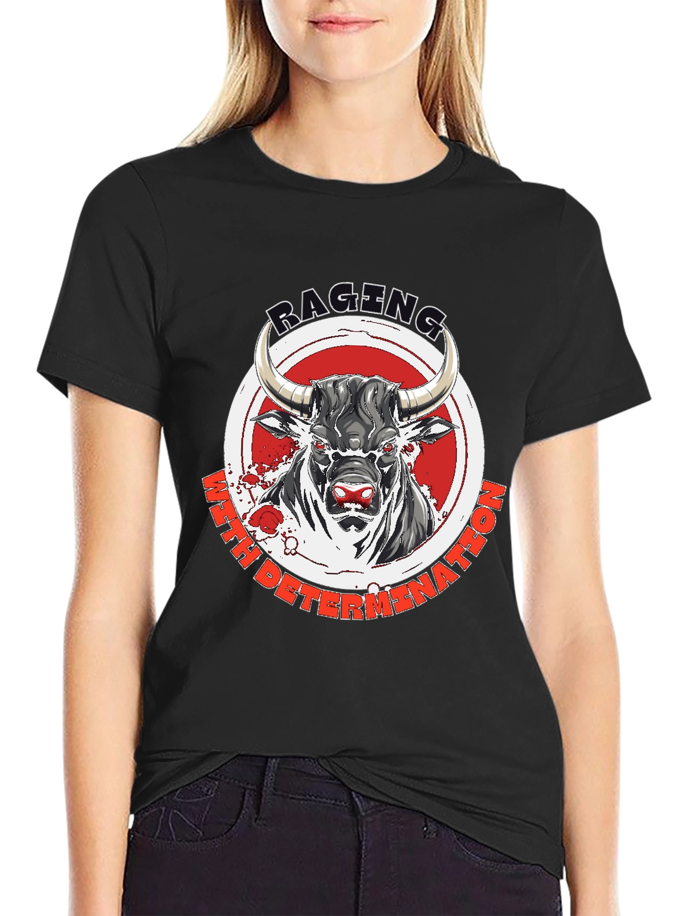 Raging Bull T-Shirt - Motivational Graphic Tee