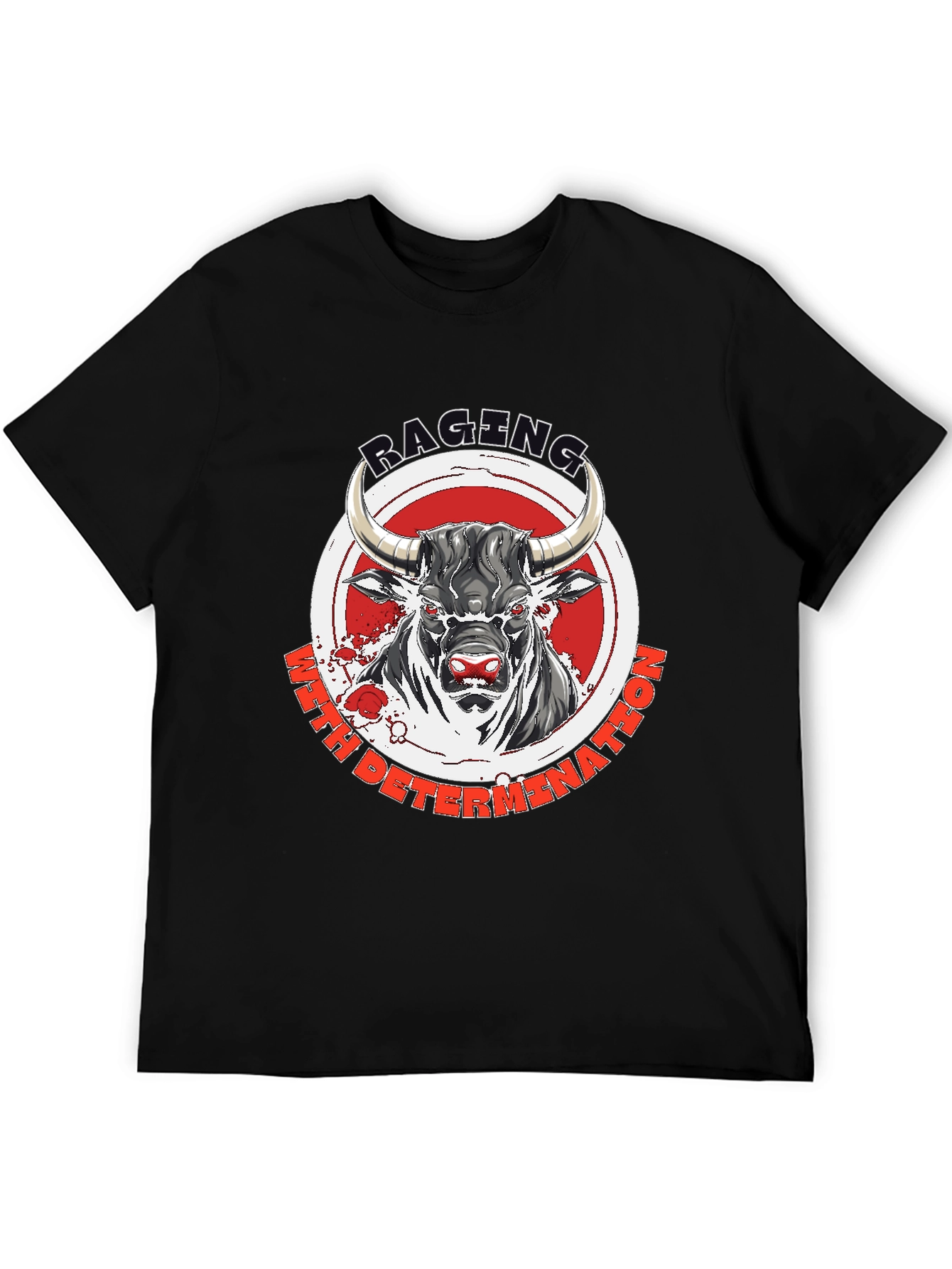 Raging Bull T-Shirt - Motivational Graphic Tee