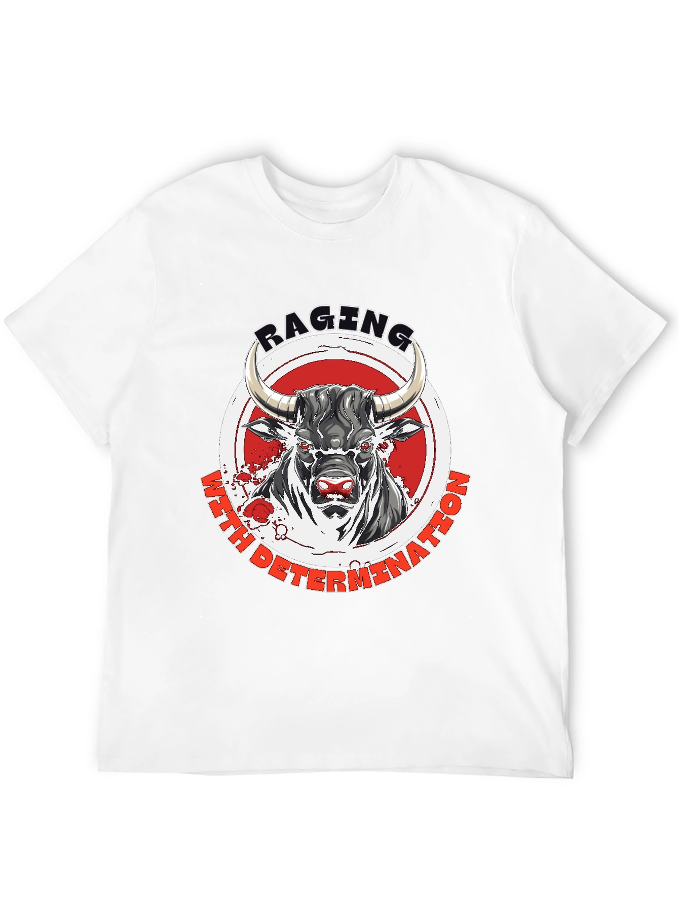 Raging Bull T-Shirt - Motivational Graphic Tee