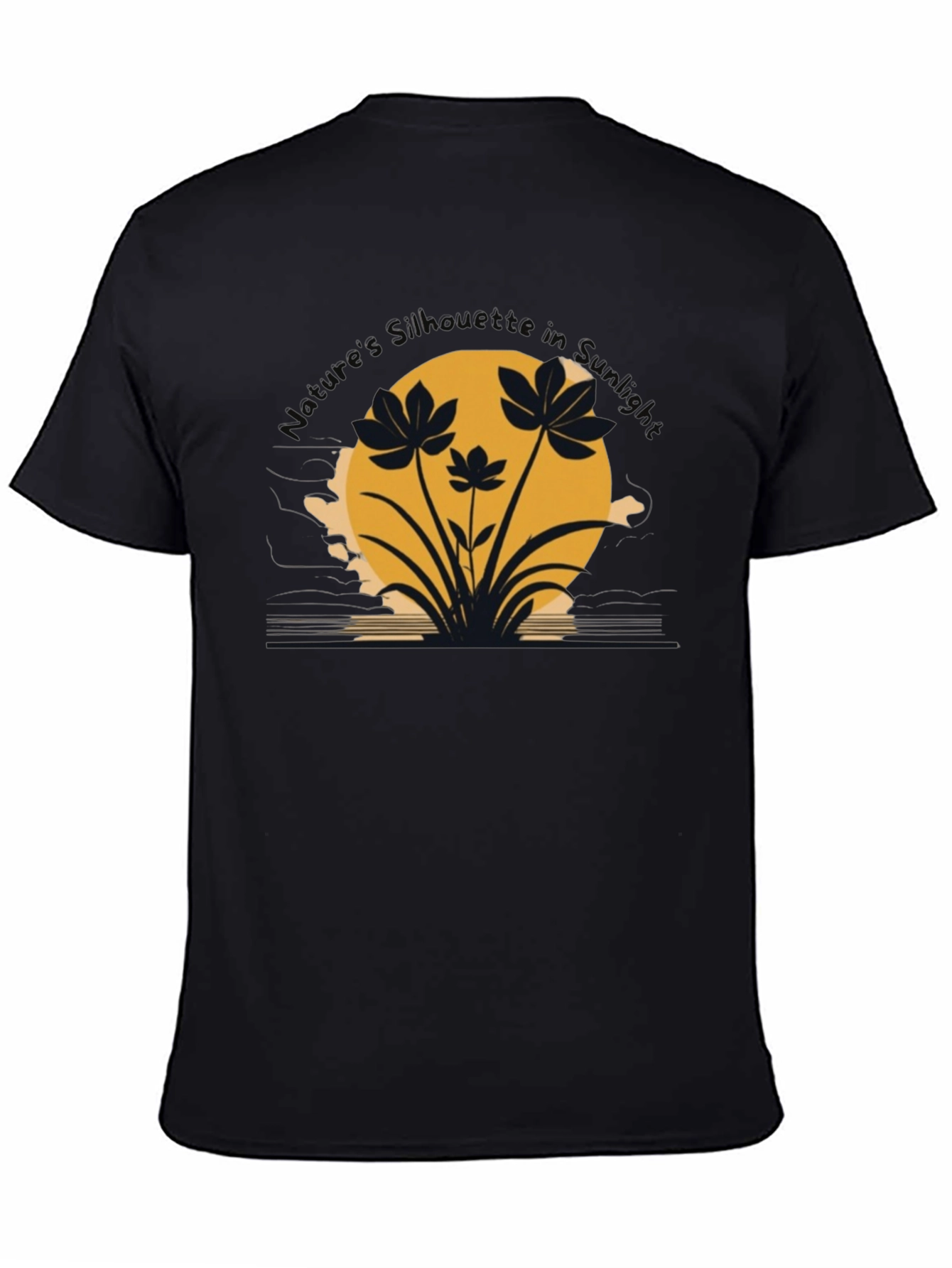 Nature Silhouette in Sunset Tee