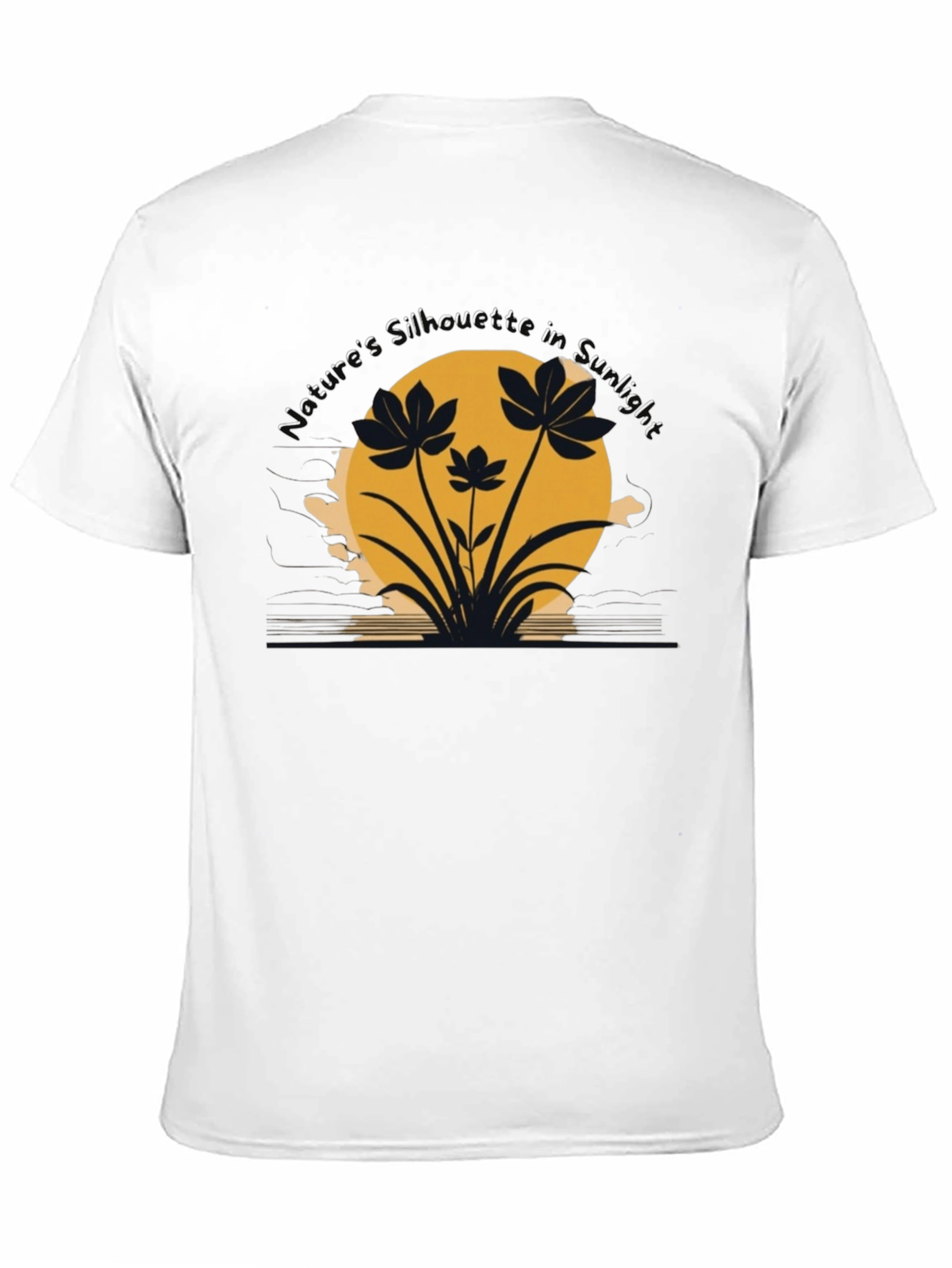 Nature Silhouette in Sunset Tee