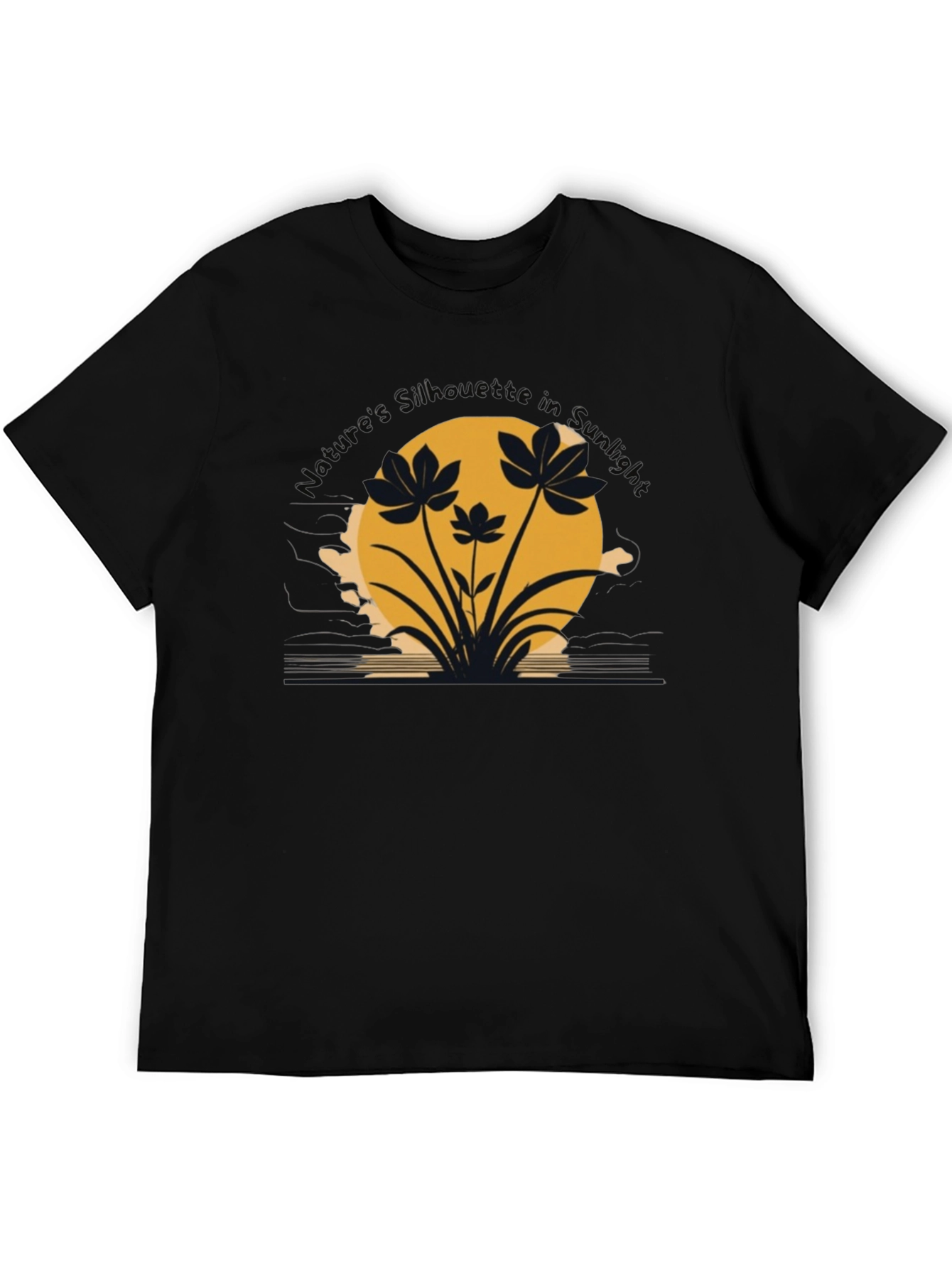 Nature Silhouette in Sunset Tee