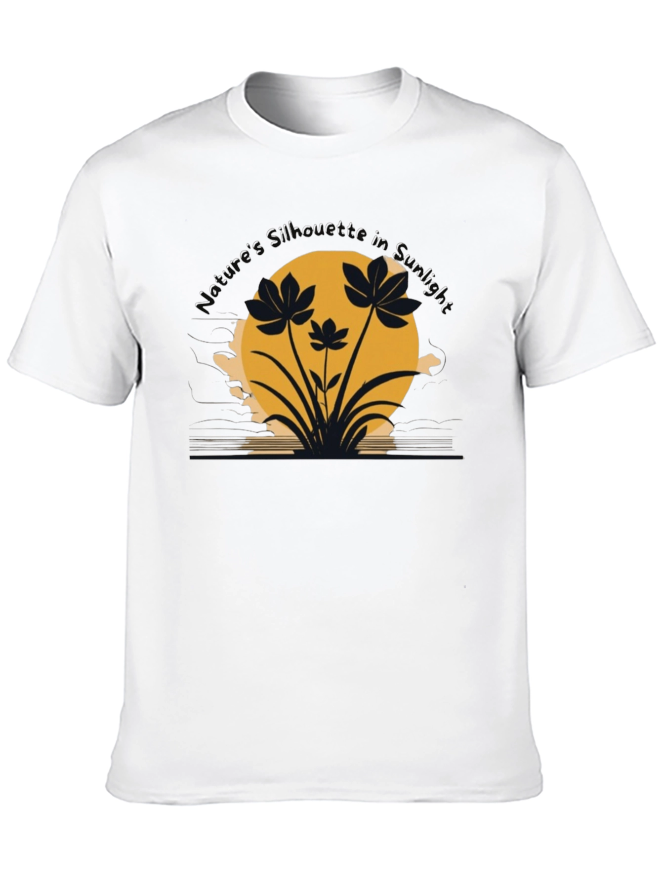 Nature Silhouette in Sunset Tee