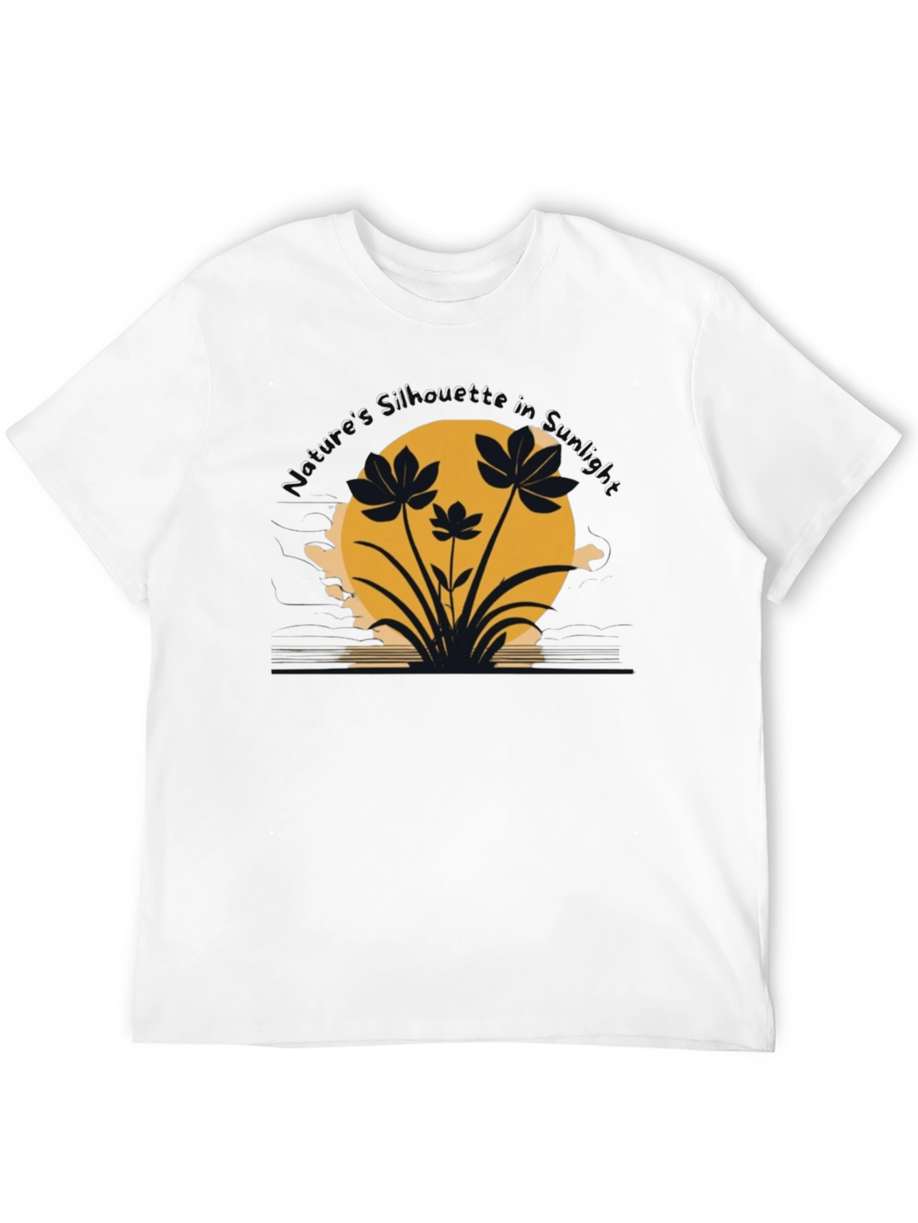 Nature Silhouette in Sunset Tee