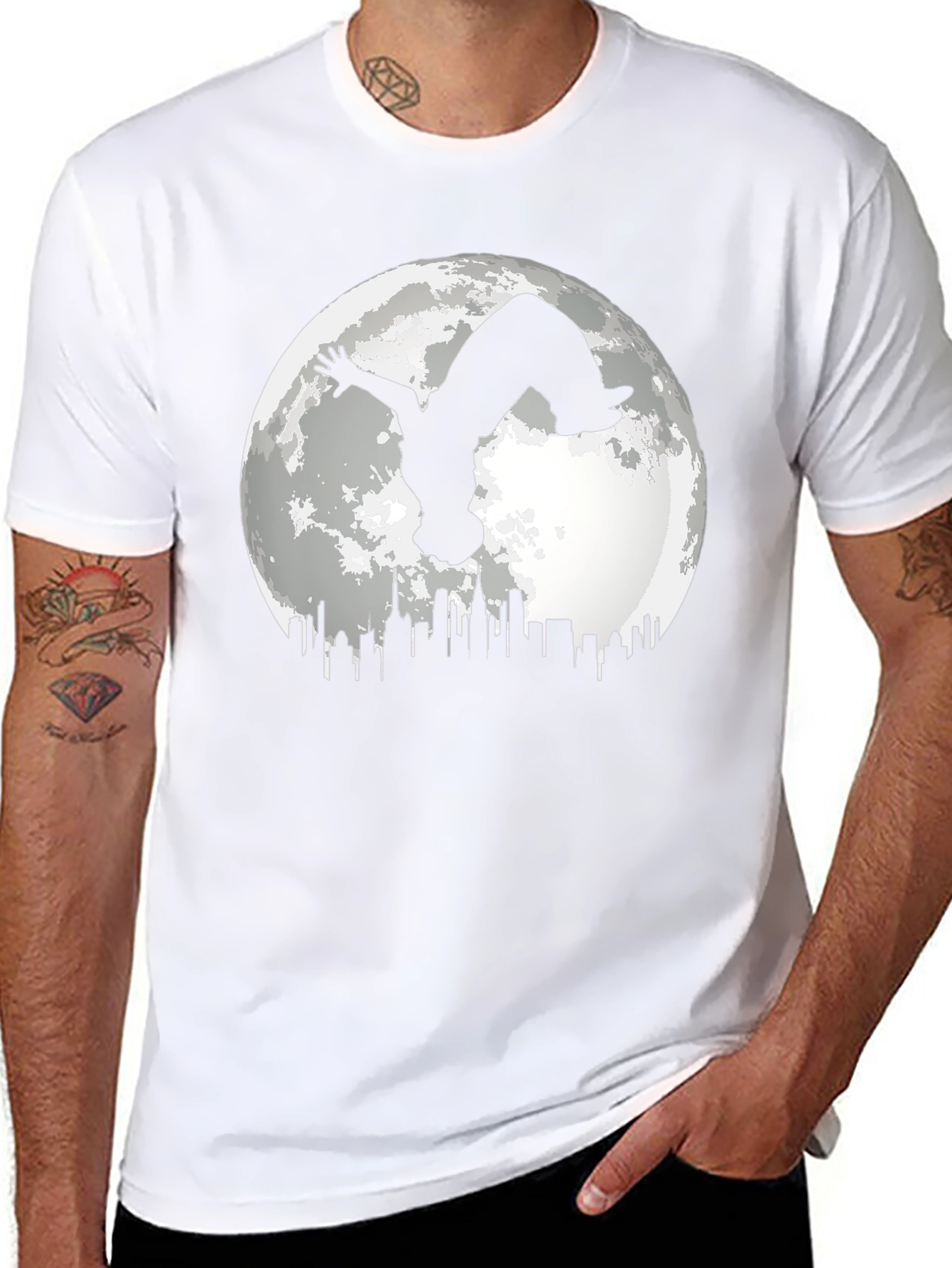 Moon Flip Graphic Tee