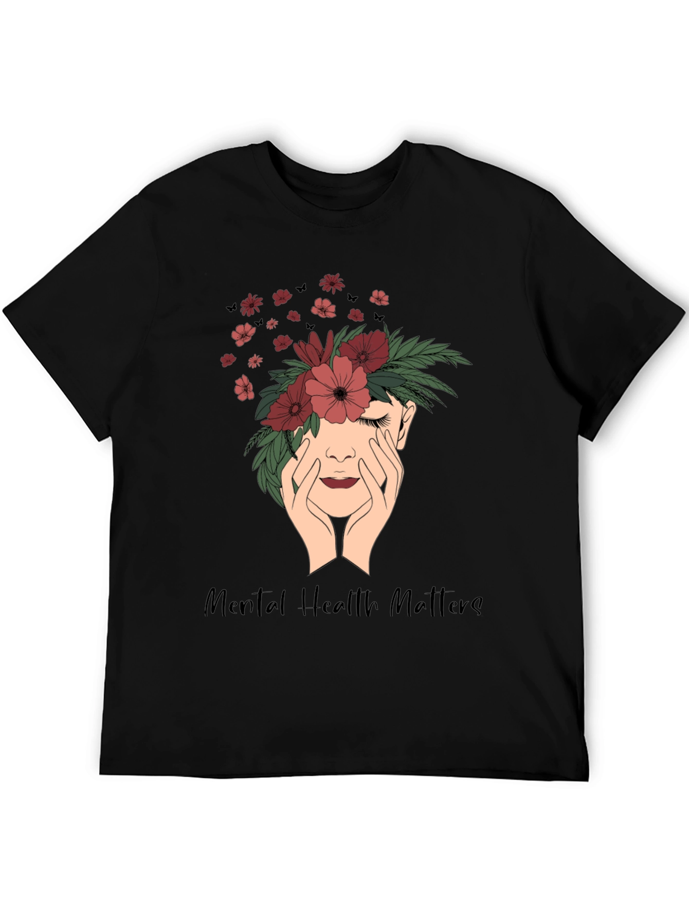 Mental Health Matters Floral T-Shirt